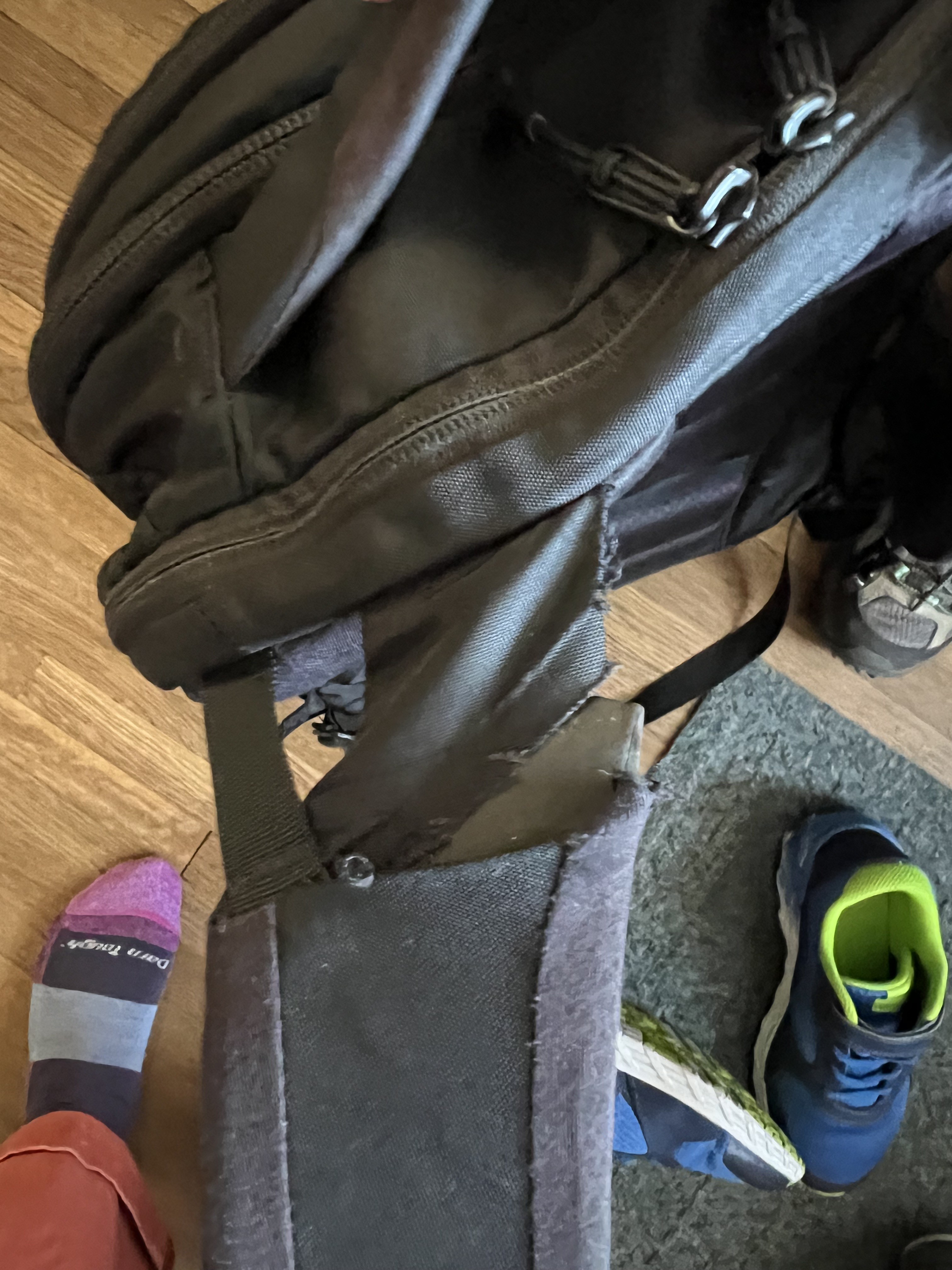 Fell apart at strap seam.