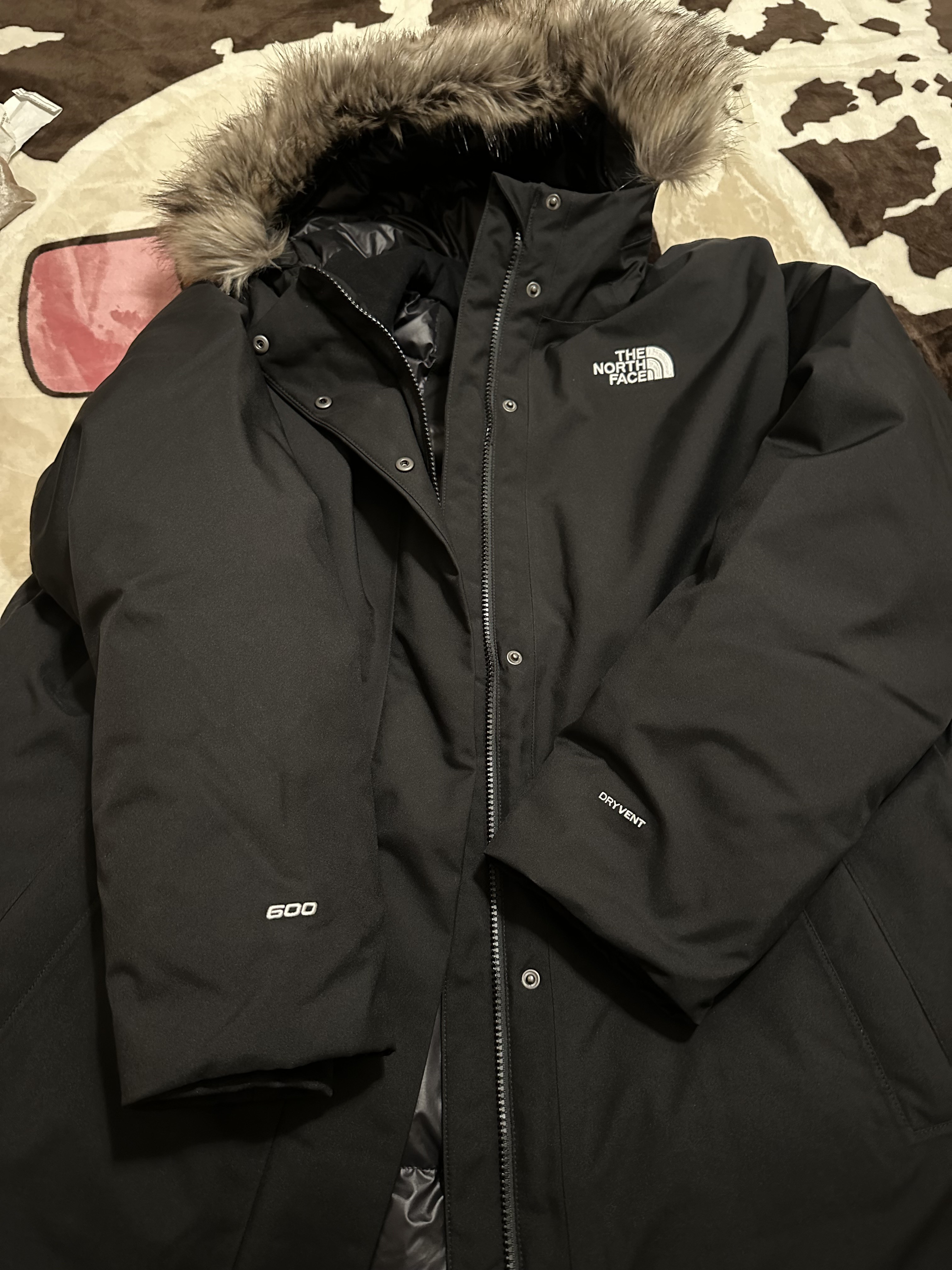 Front embroidery also