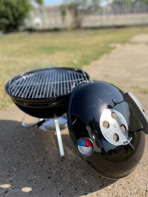 Added locking side latches and handles to the vents so I don't burn my hands while in use. Also added a thermostat on the opposite side of the top vent for low and slow set up.