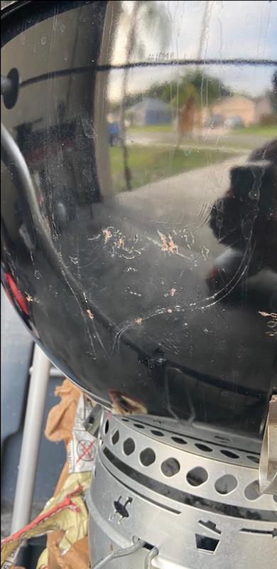 Unusual scratch marks