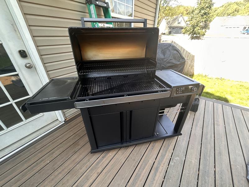 This grill is quite large.