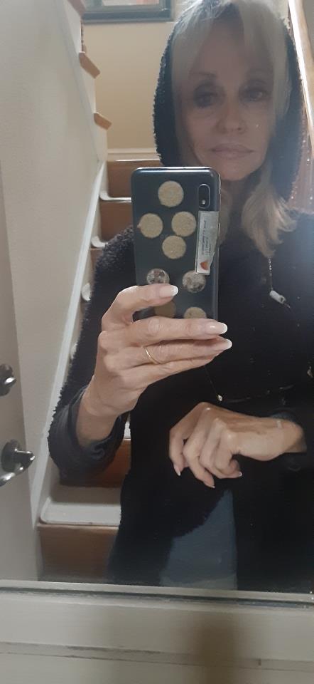 Shy at taking selfies