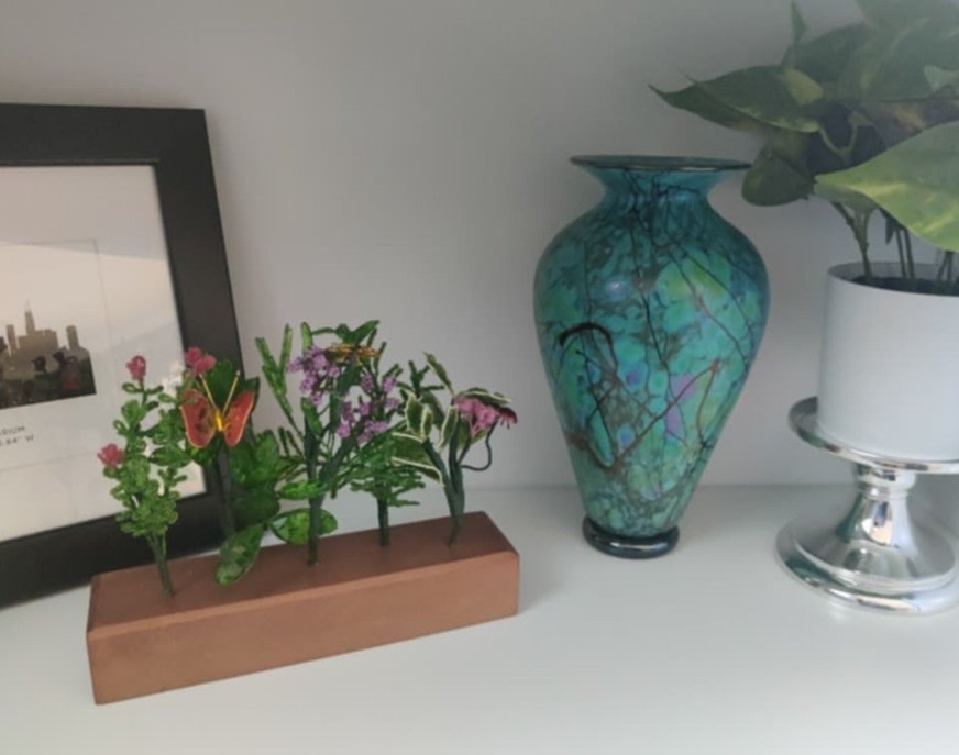 Beautiful Glass Flowers Sculpture!