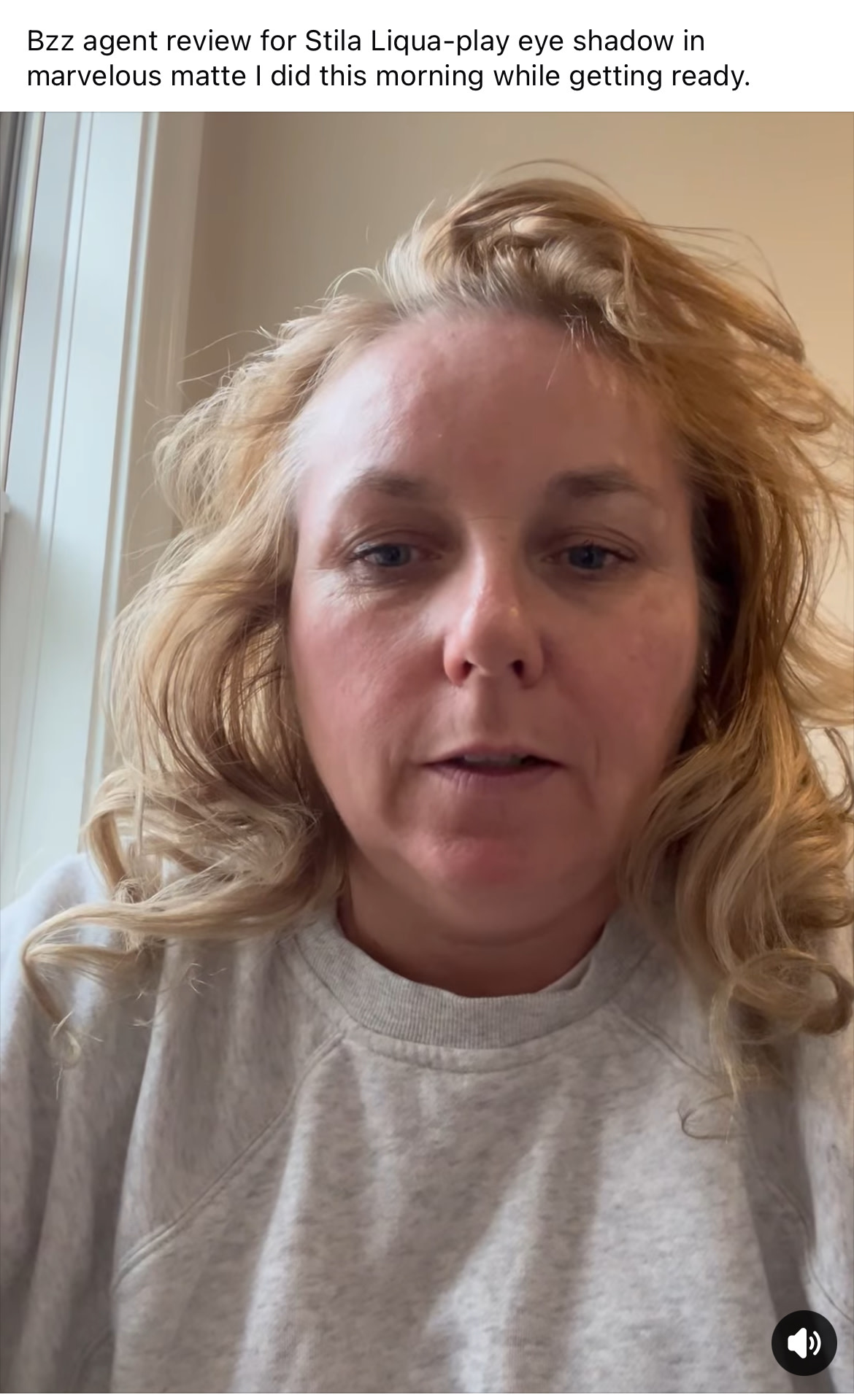 Picture of my Facebook video post review from earlier today