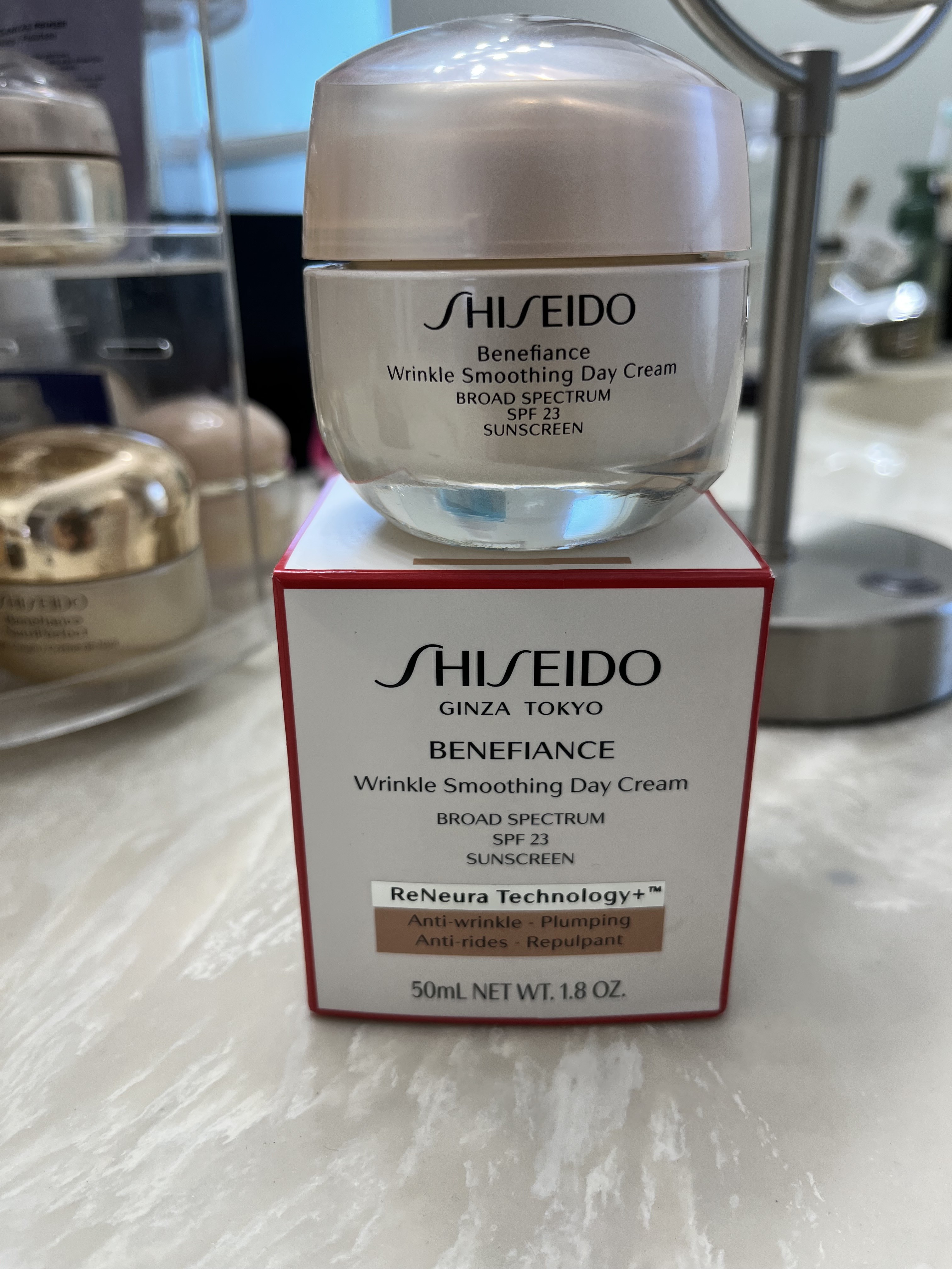 Shiseido Benefiance Wrinkle Smoothing Day Cream SPF 23, 1.8oz