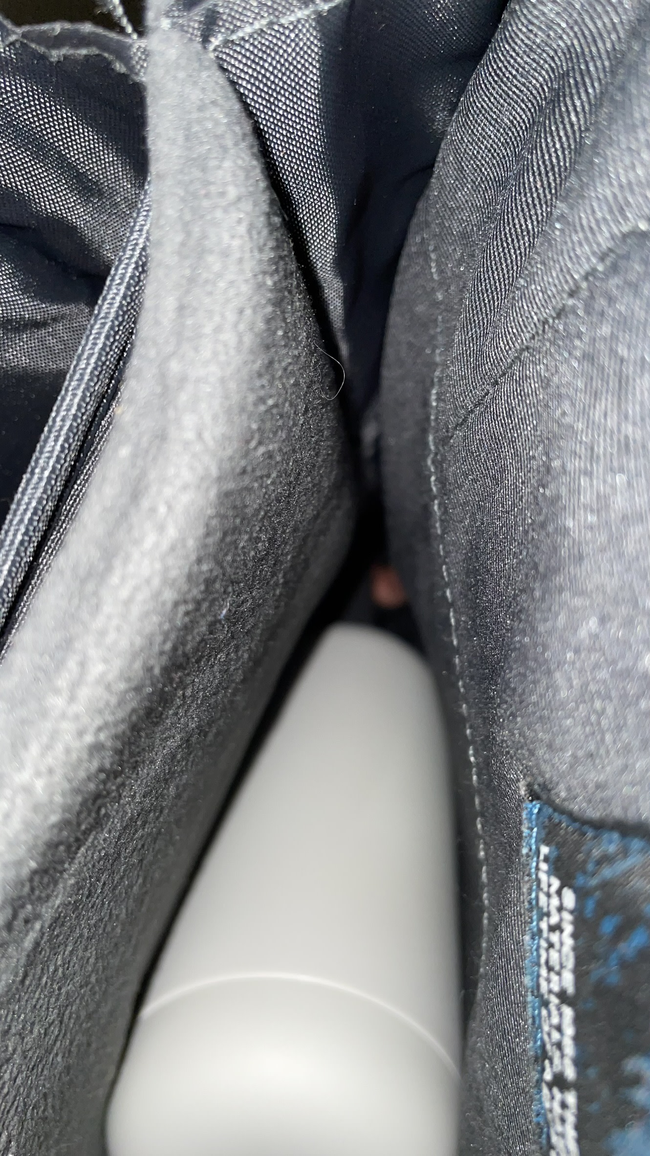 See my fingers? The edges are not protected.