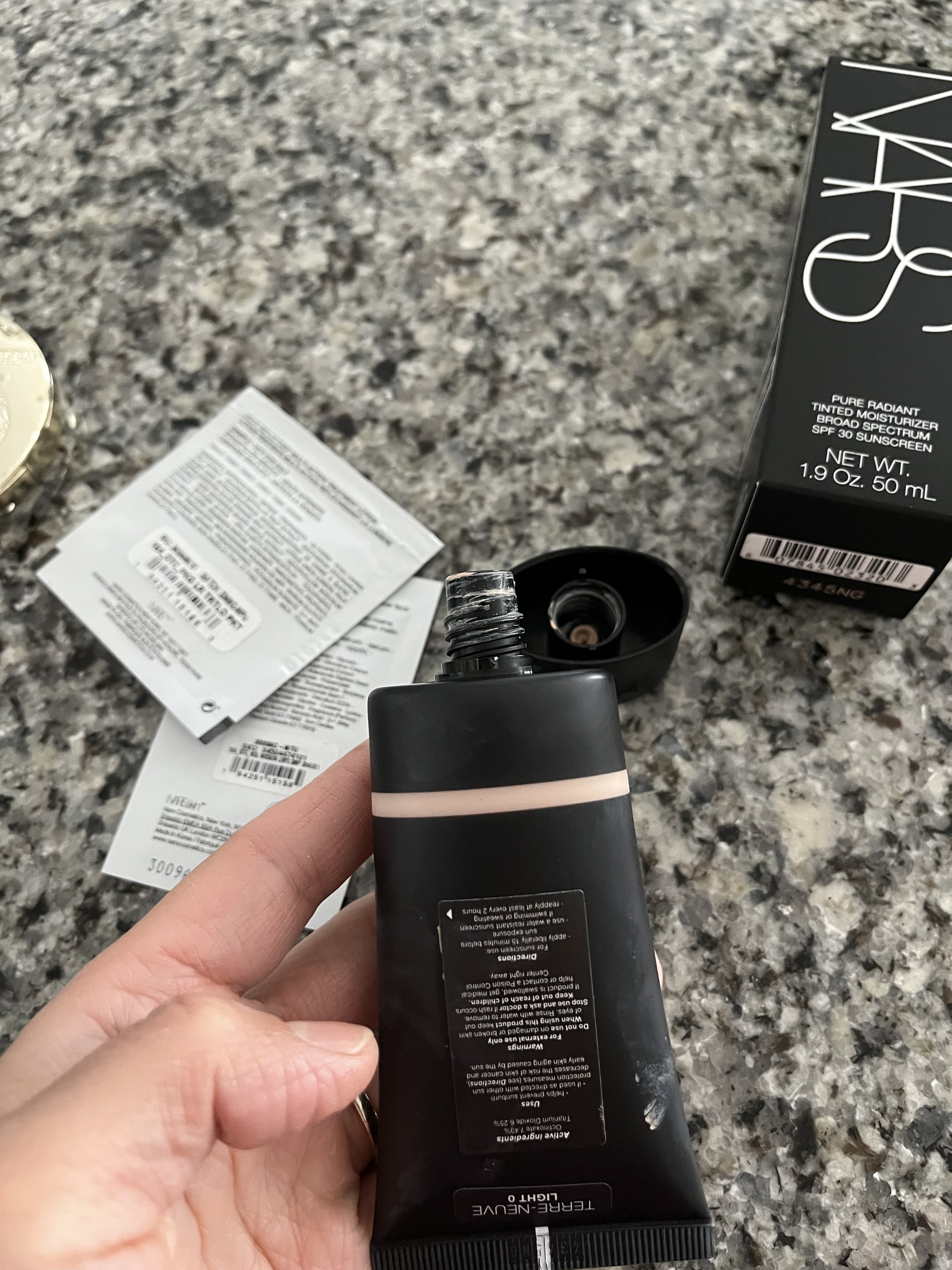 The product looks used
