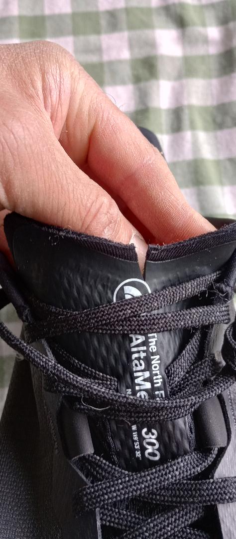 I modified the tongue to ease pressure on front ankle tendons.