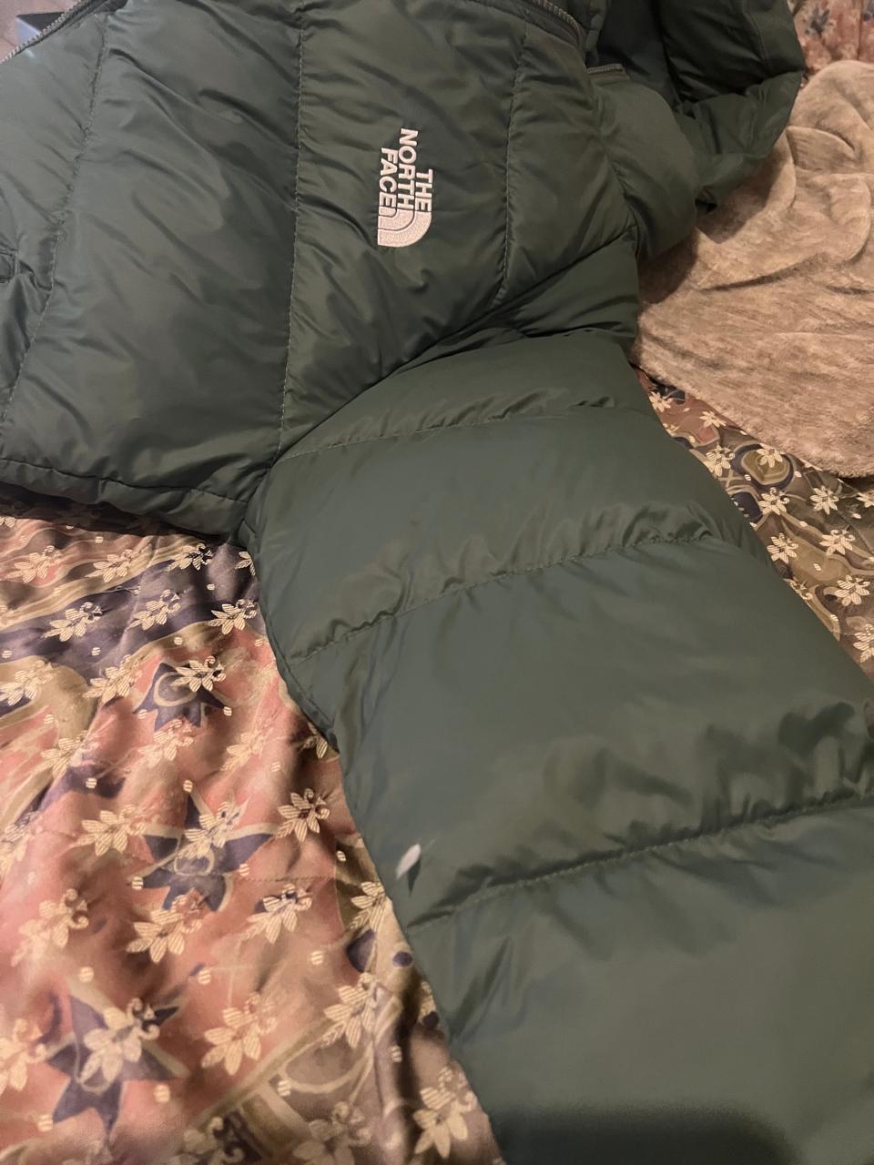 look at me North Face I'm a chicken