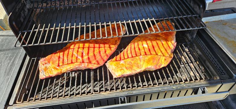 2 racks of ribs, room for 4 more!