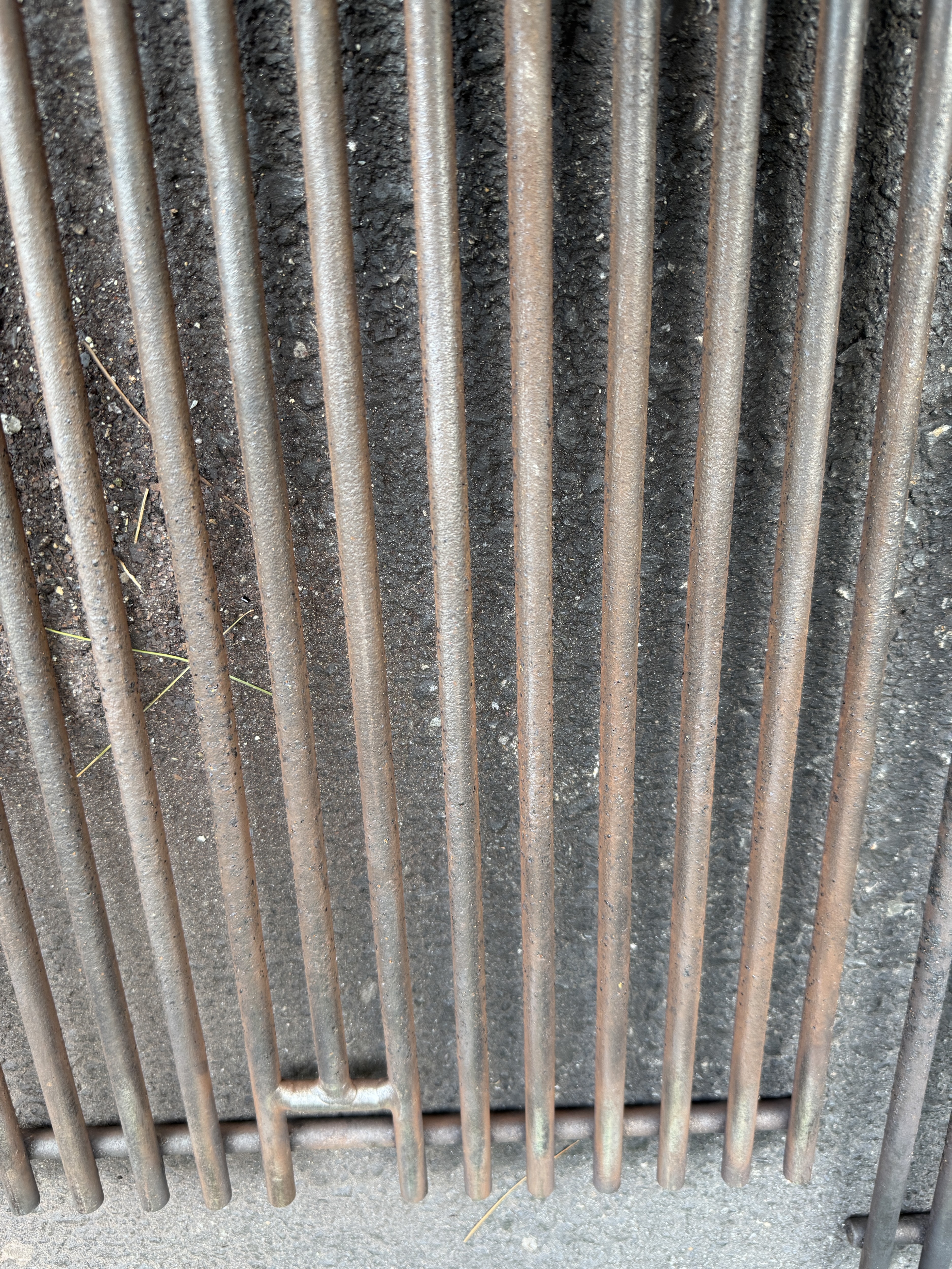 Rusted grates