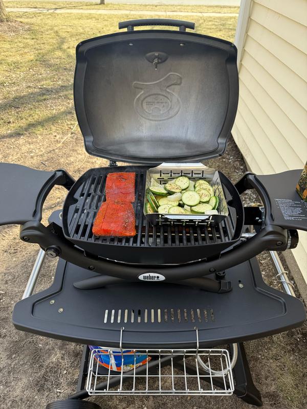 Salmon and Zucchini - 1st Grill!