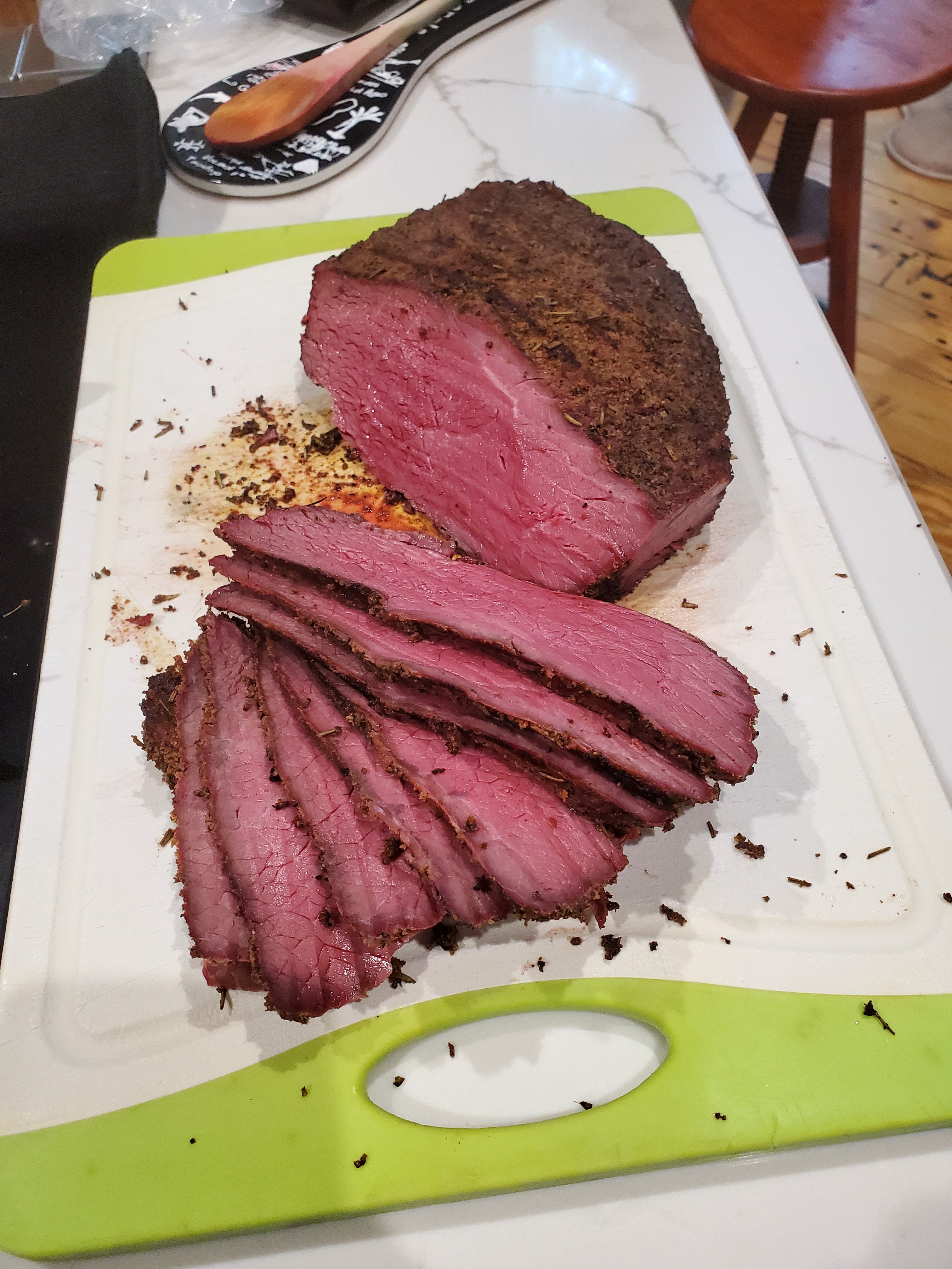 Smoked picanha steak