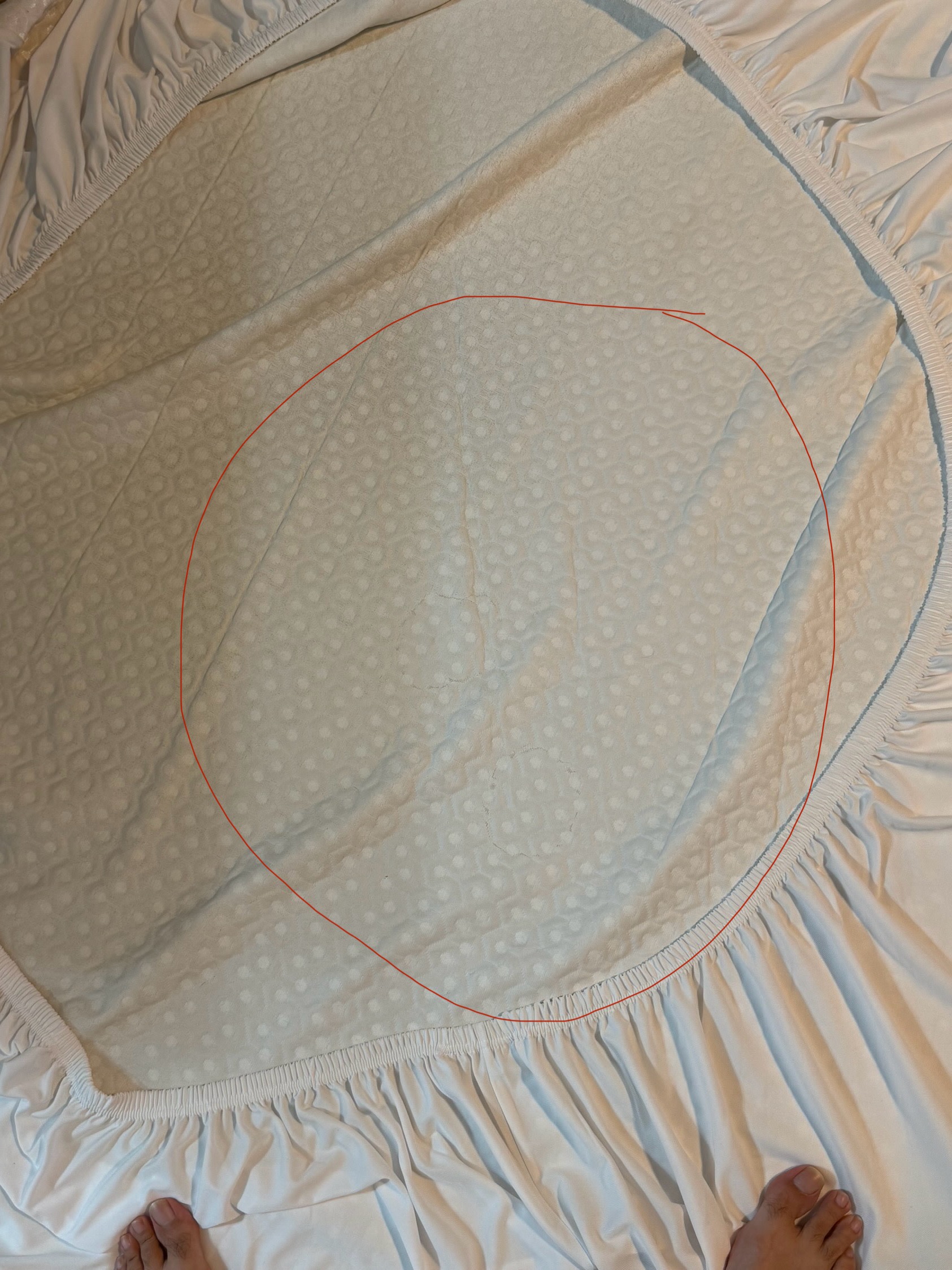 This picture is the reason they denied my claim