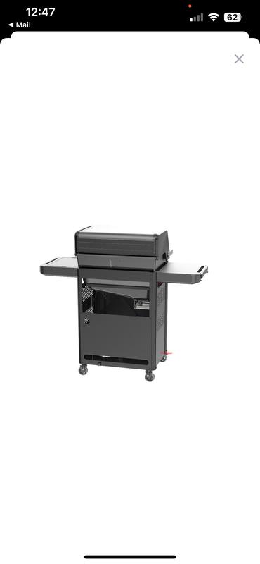 Back of Weber Spirit EP 325 stealth grill