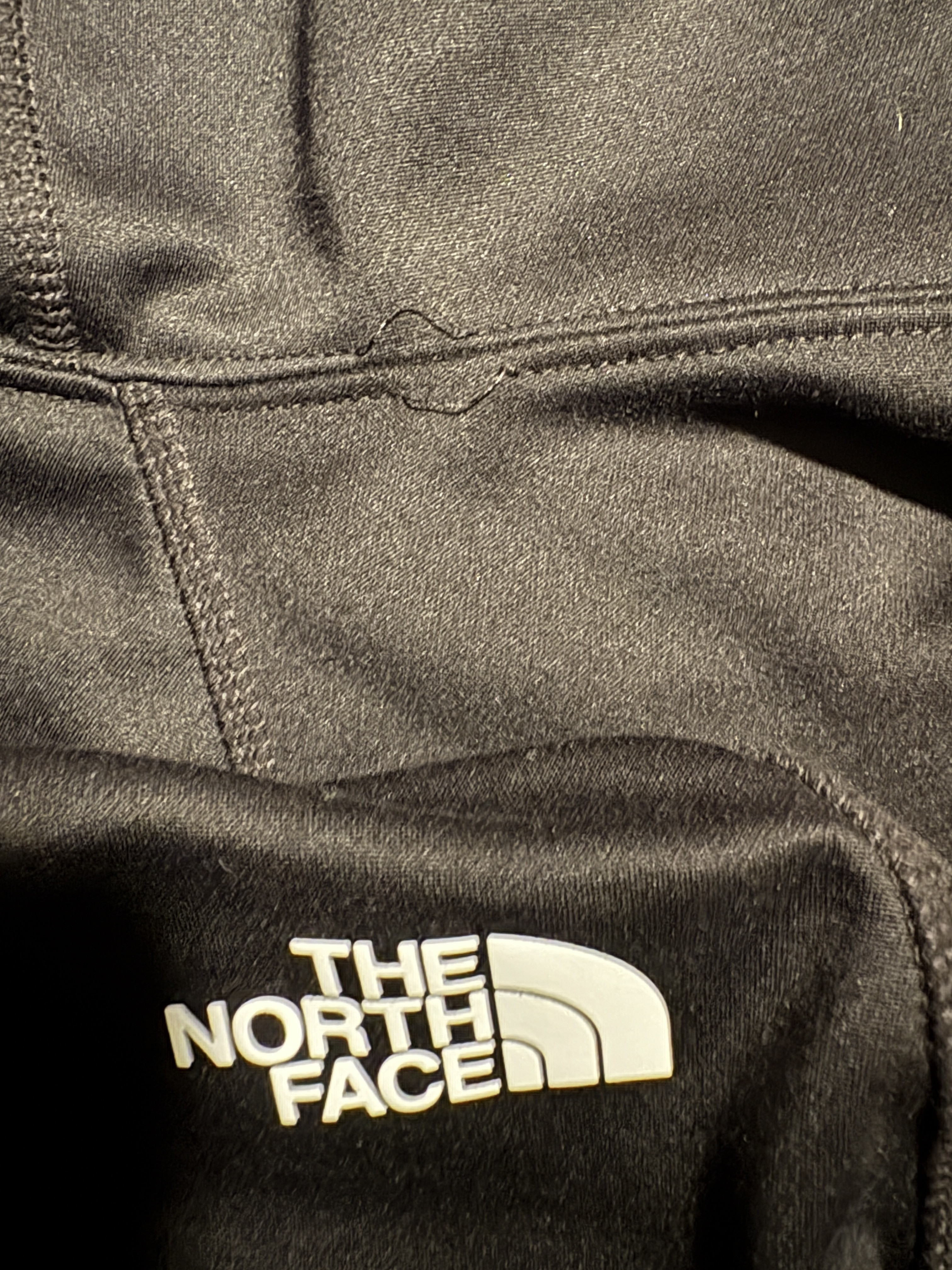 Close up of stitching.