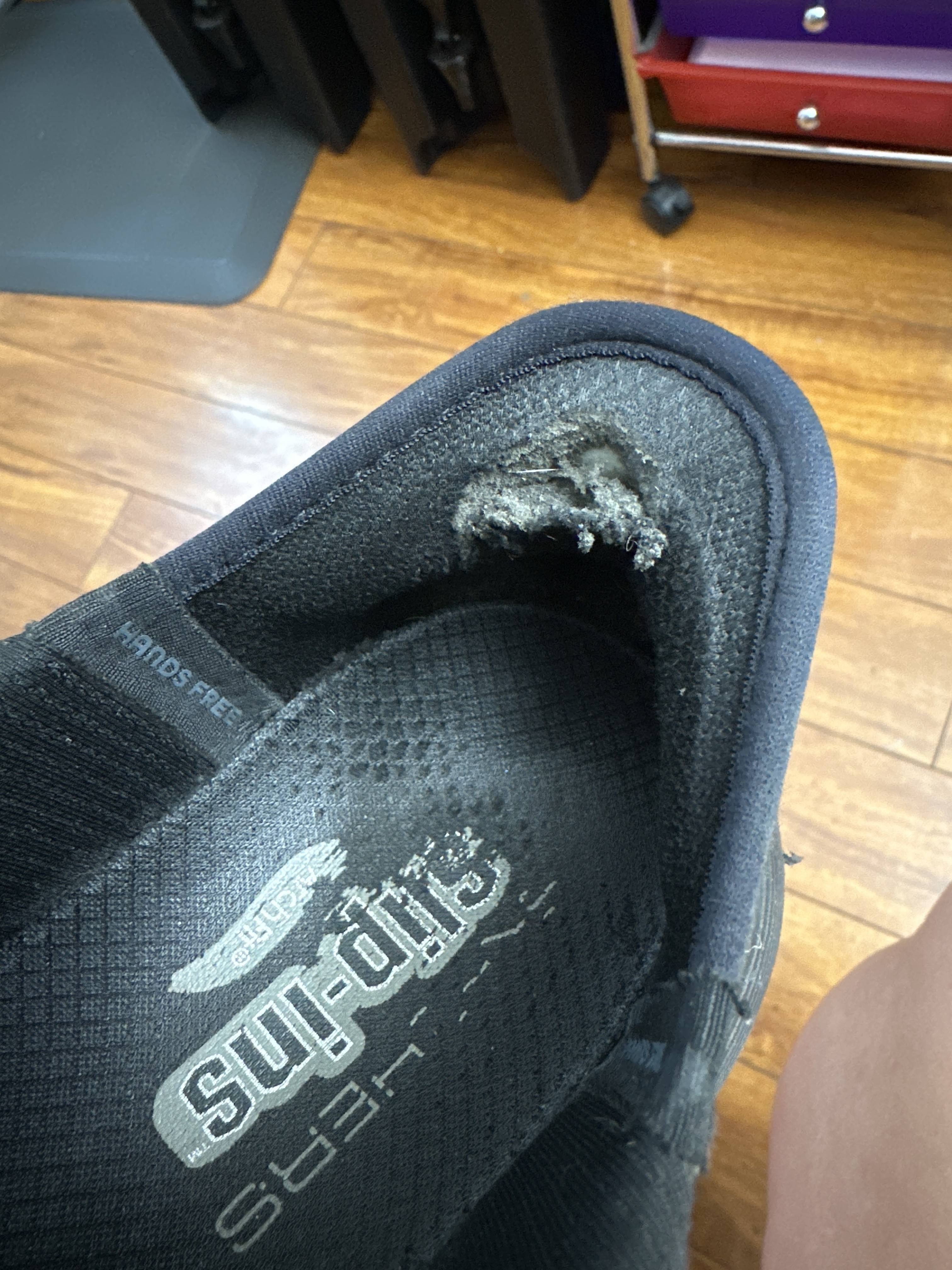 Slip in area completely falling apart