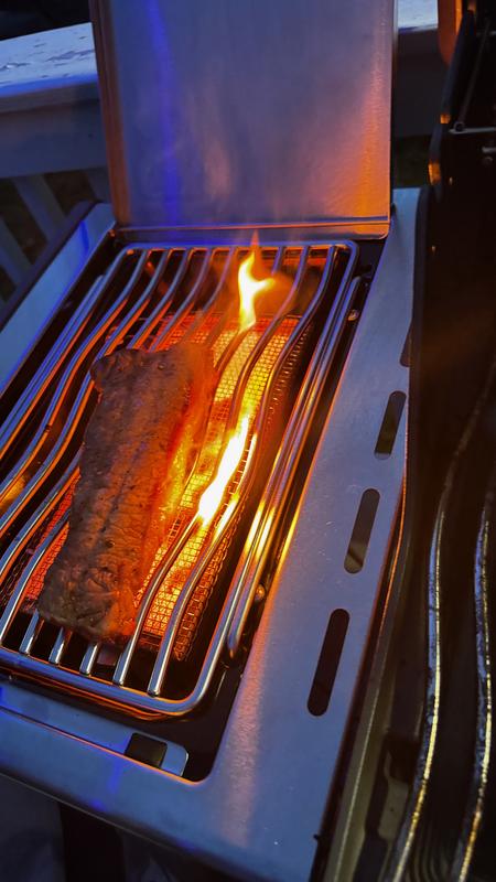 Excellent sear for the steak!