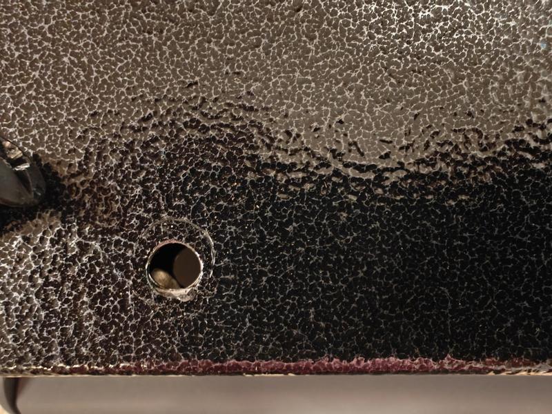 Broken nut from inside u-frame