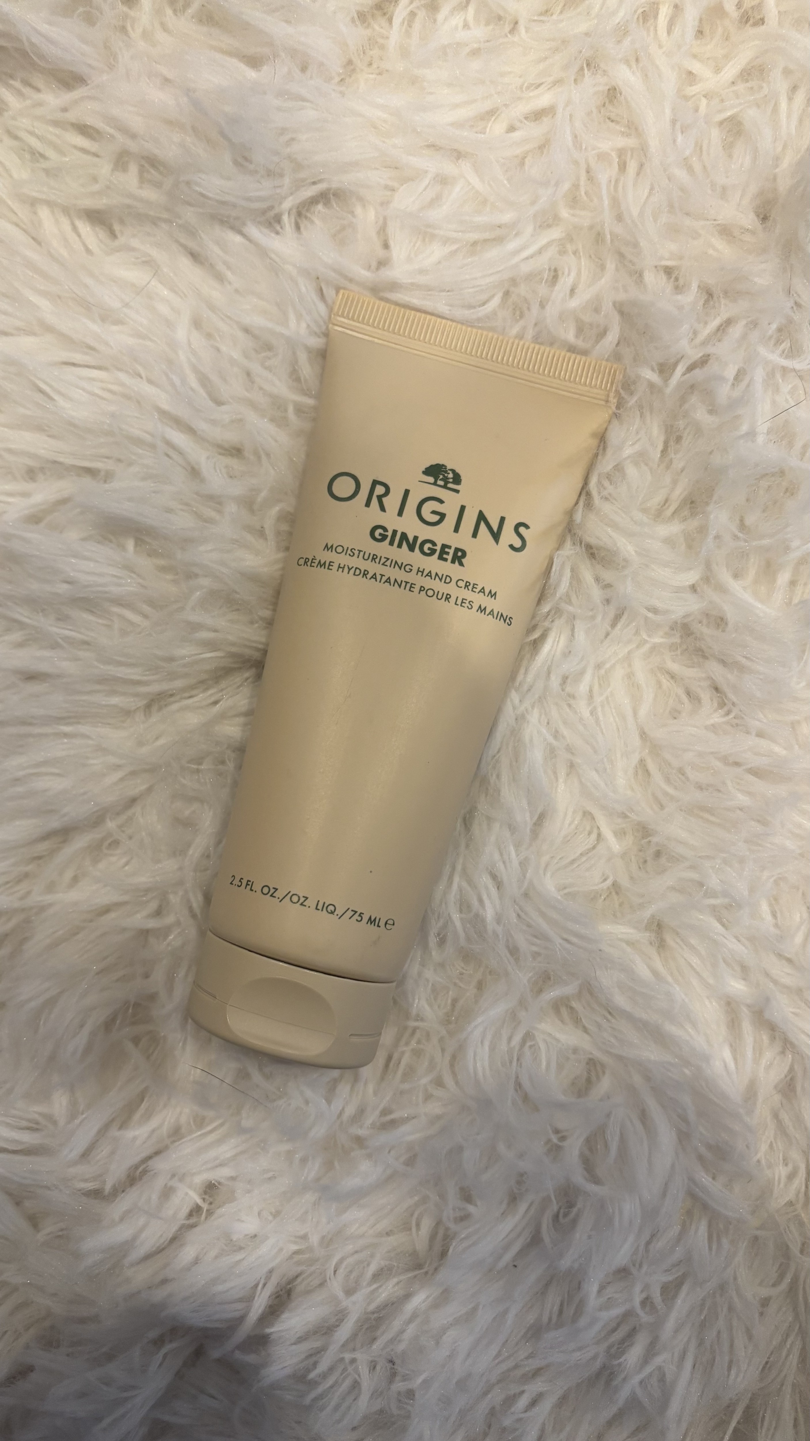 ginger hand cream