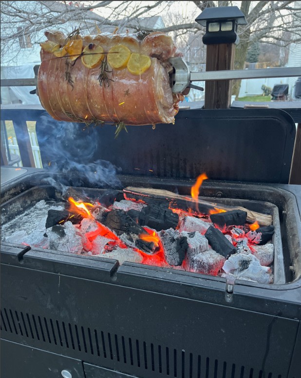 Christmas Porchetta.