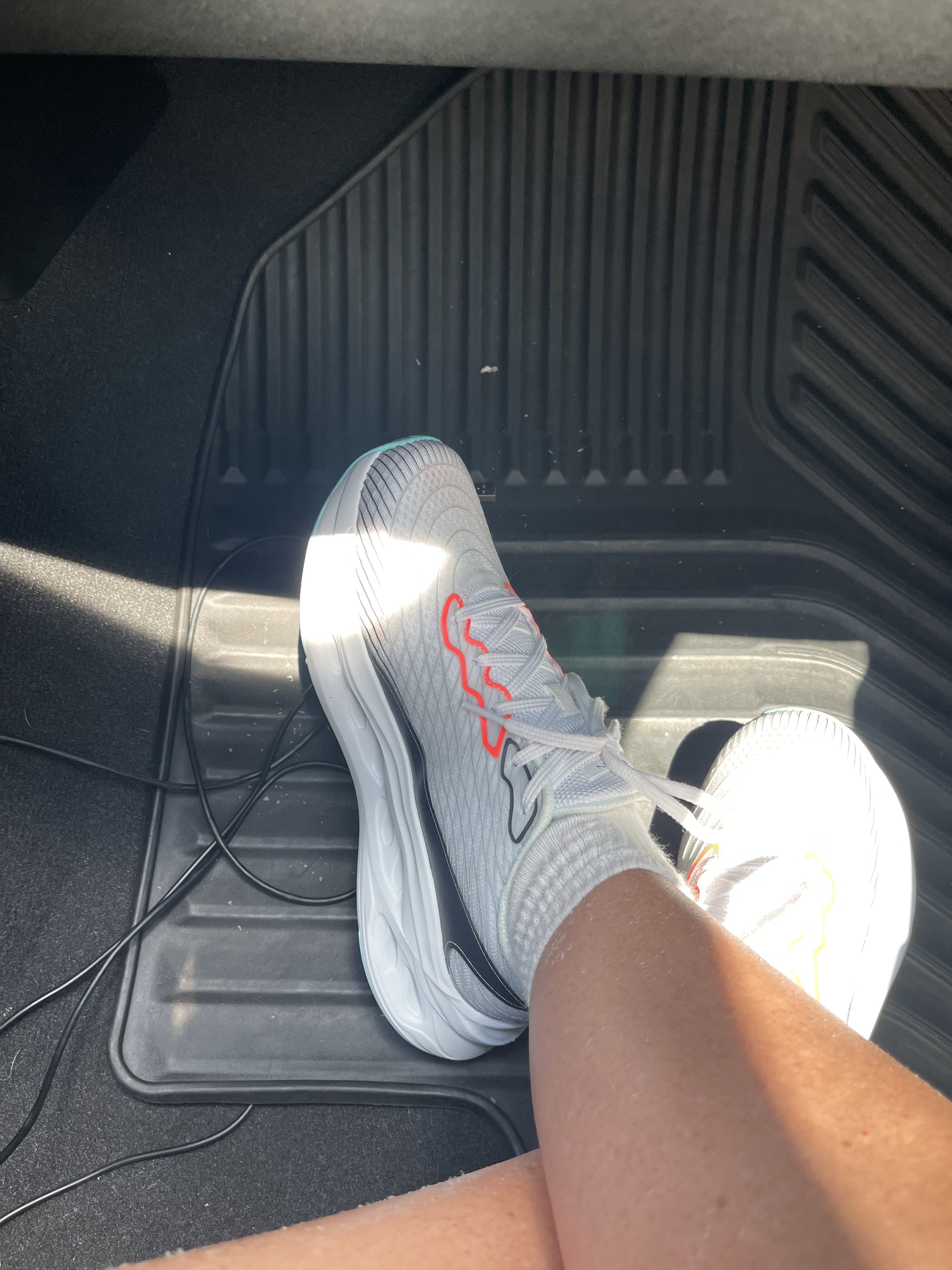 Picture that I took for my daughter when I told her I had sketchers slip-in and she said there for older people and ugly…. Well after I sent her this picture she wouldn't got a pair. Also daughter is 24.