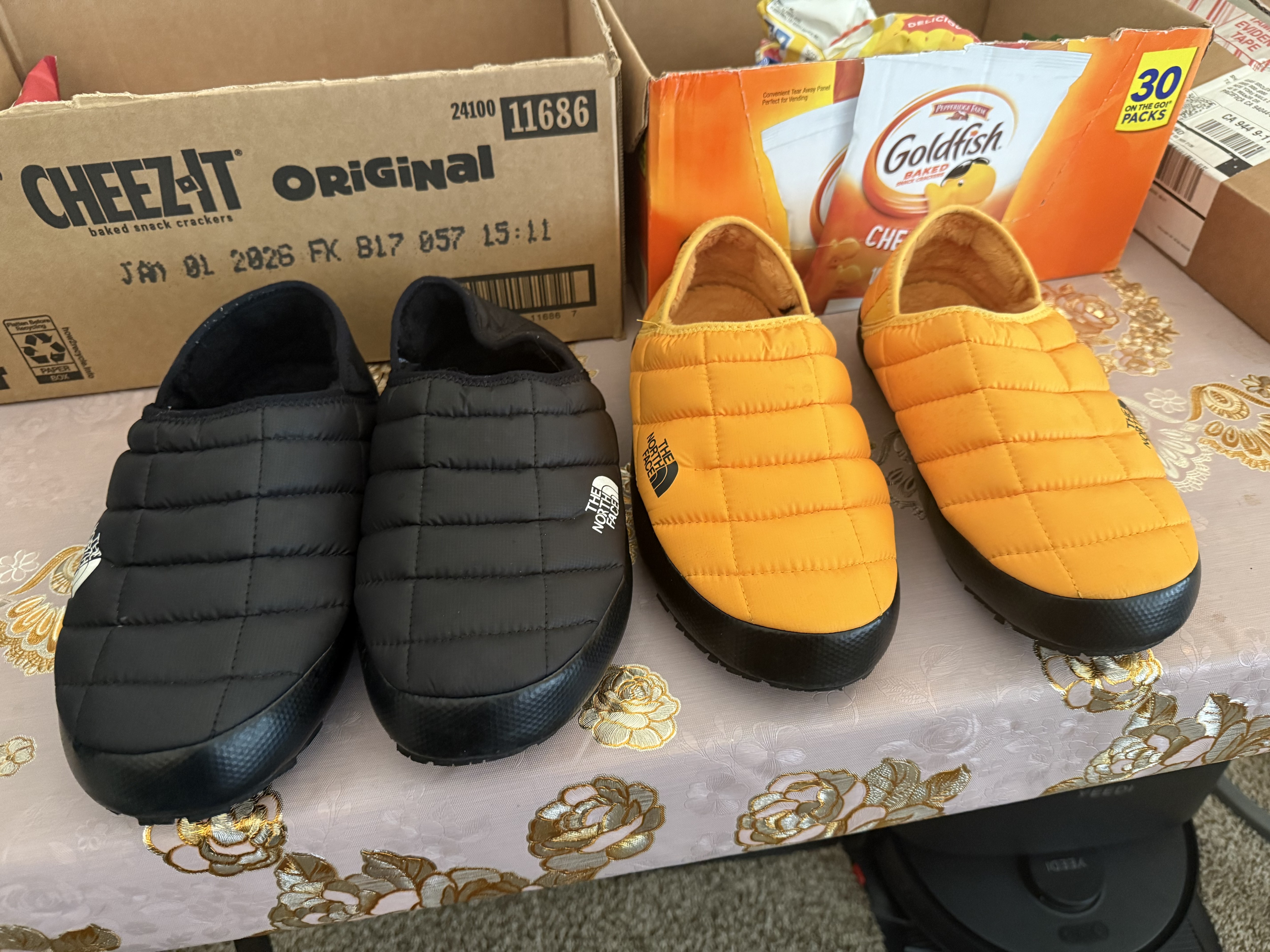 Yellow and Black Thermoball Mule V