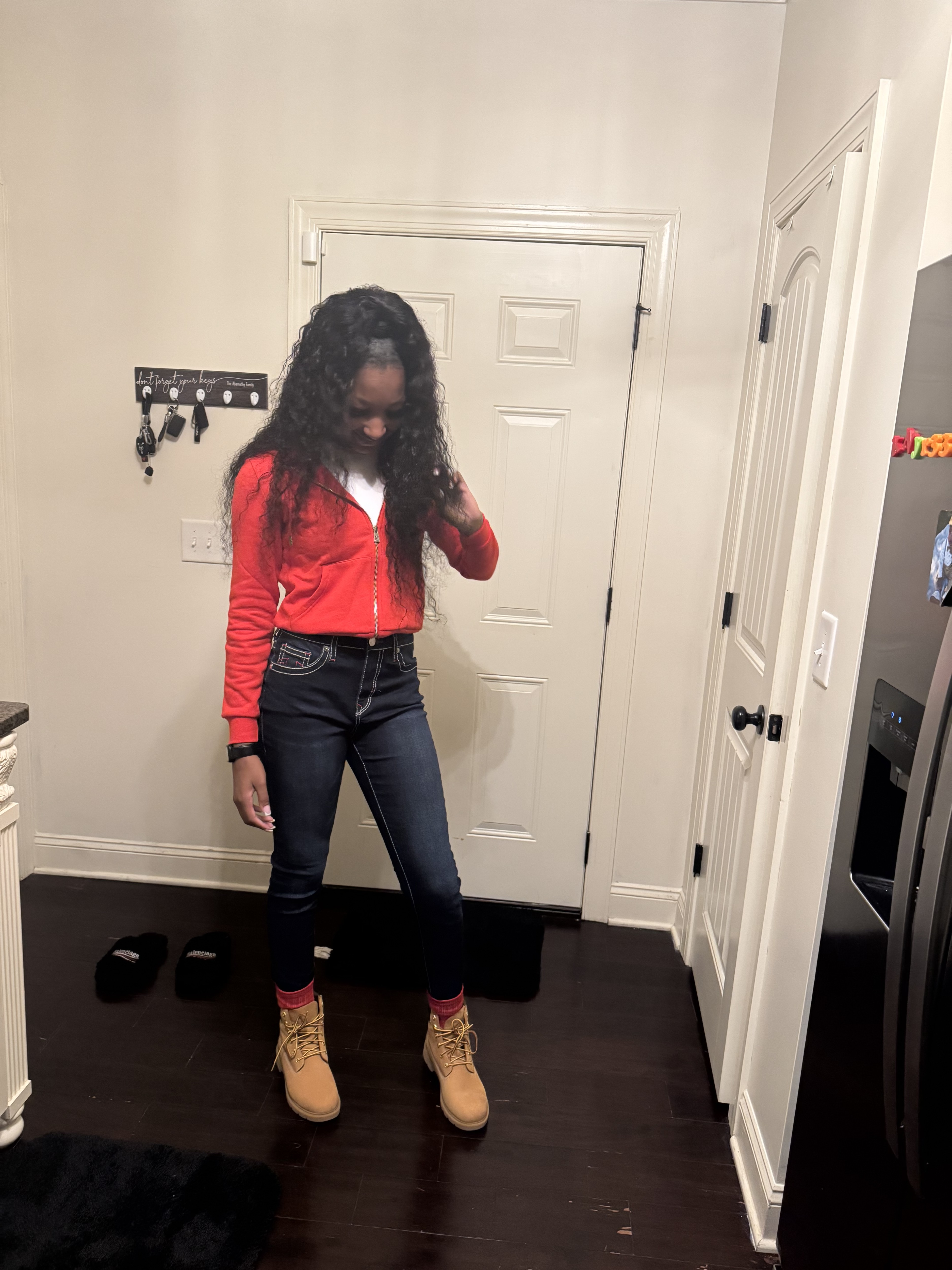 Vibing in my timberlands