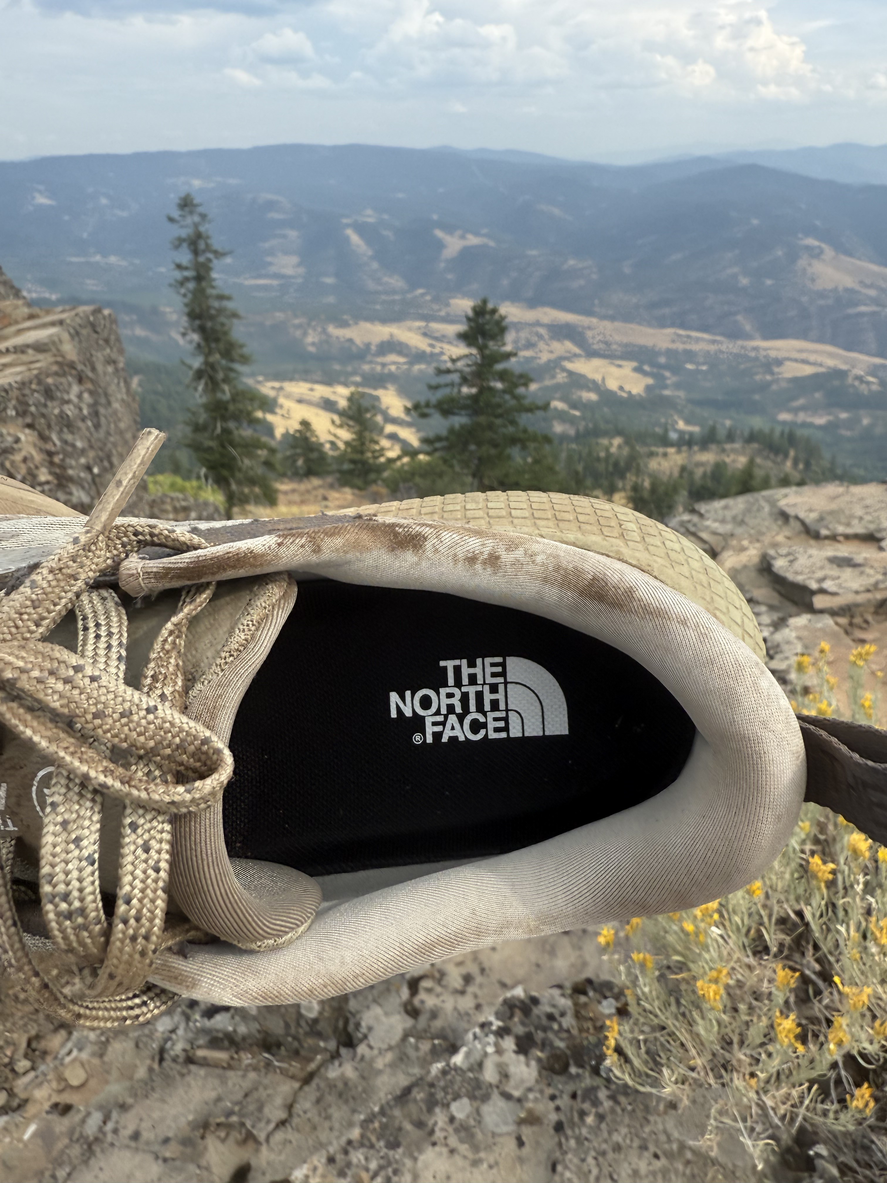 Make it to the top! Shoes adjusted to my feet