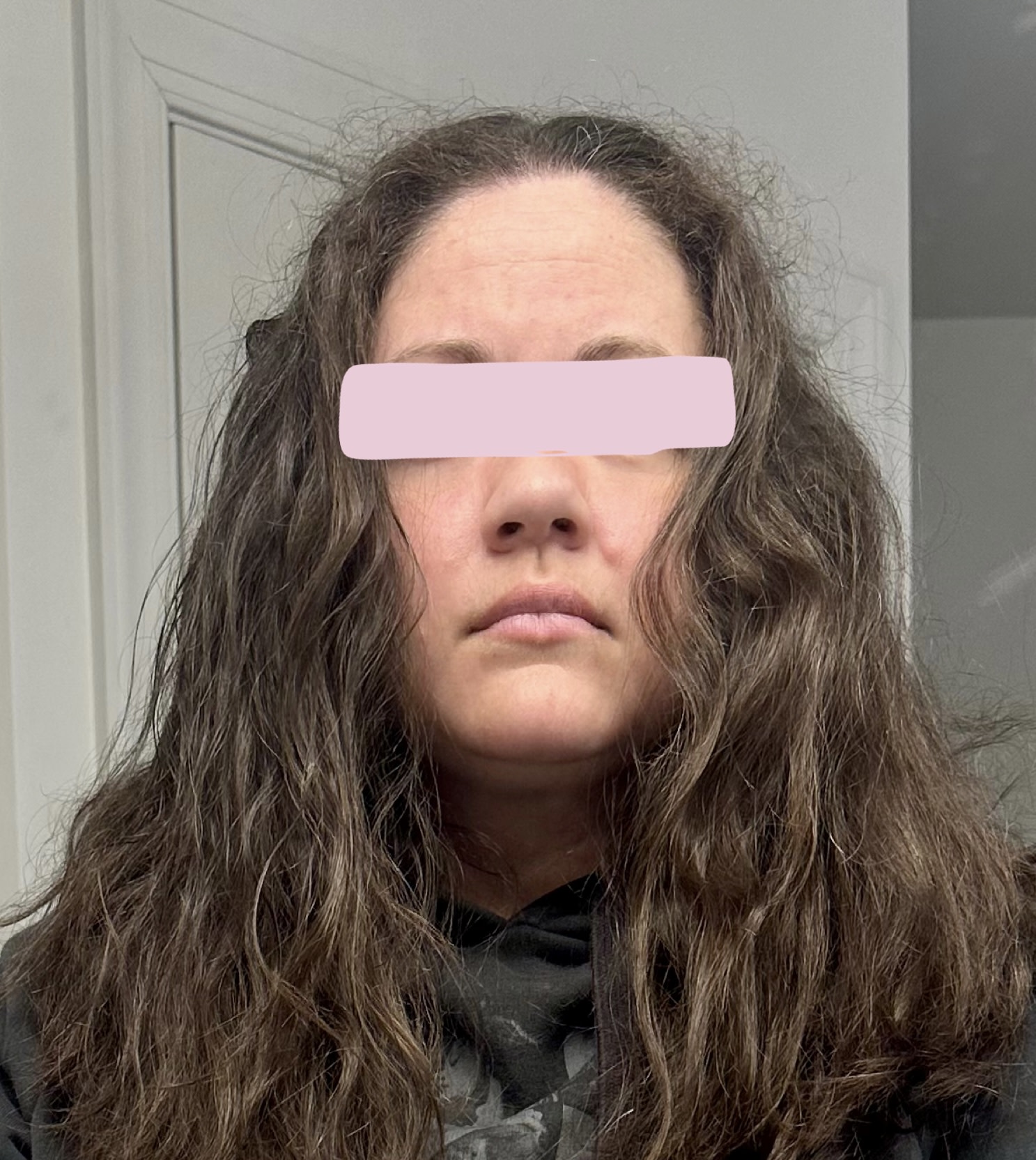 Left side with product, right side no product