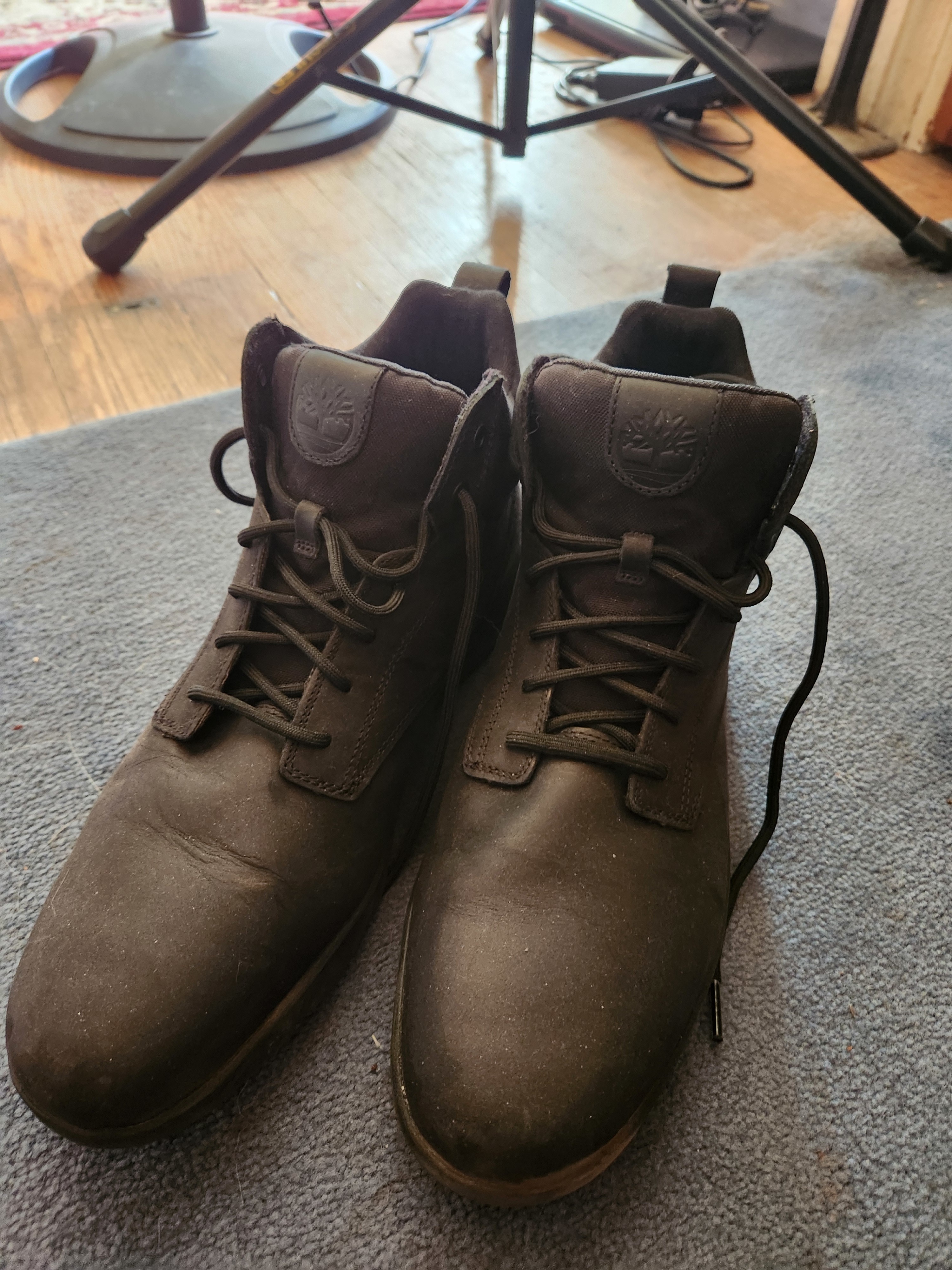 Soft. The feel broke in right from the start.