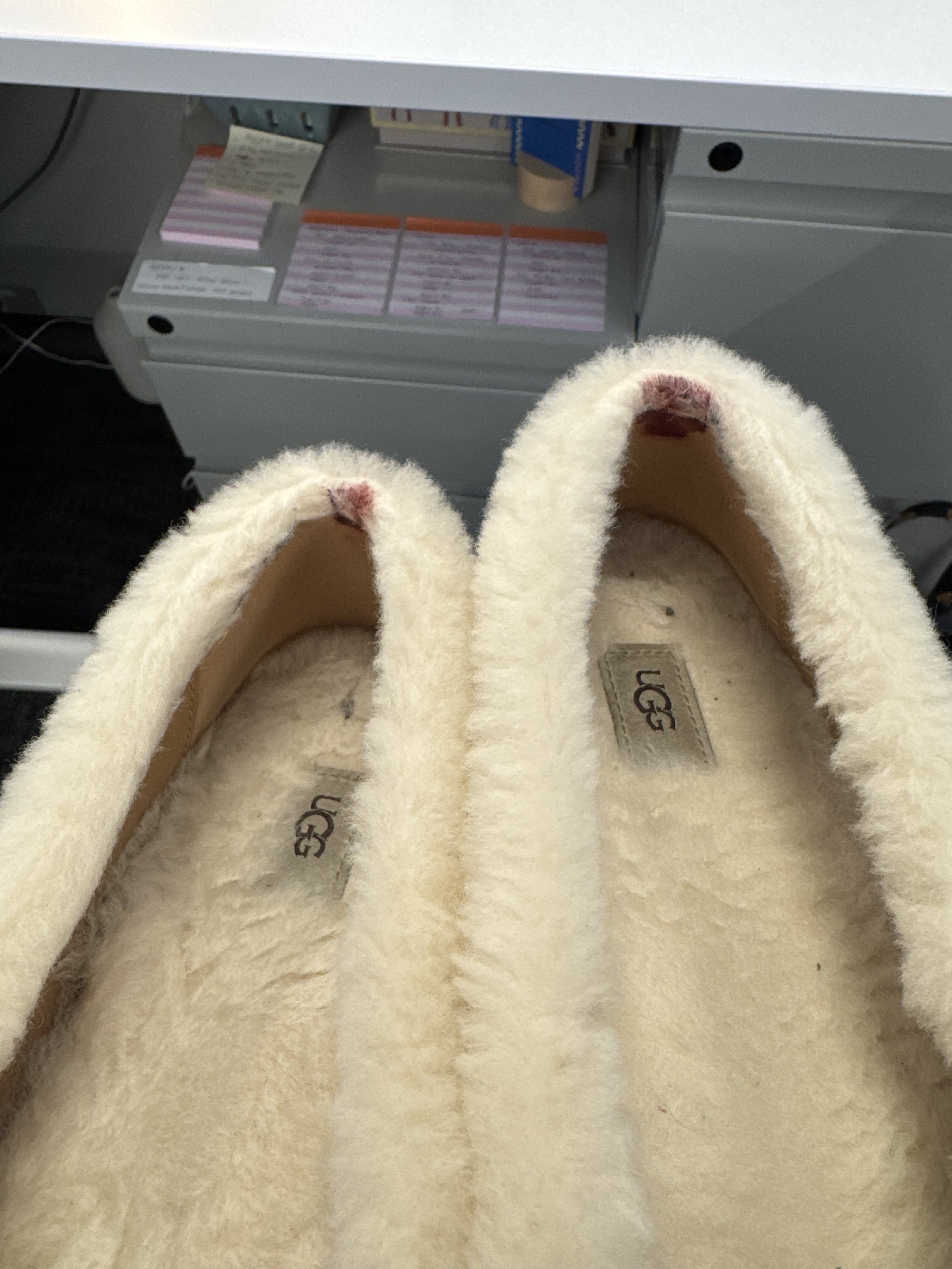 Stained and hydrogen percolation doesn't get it out