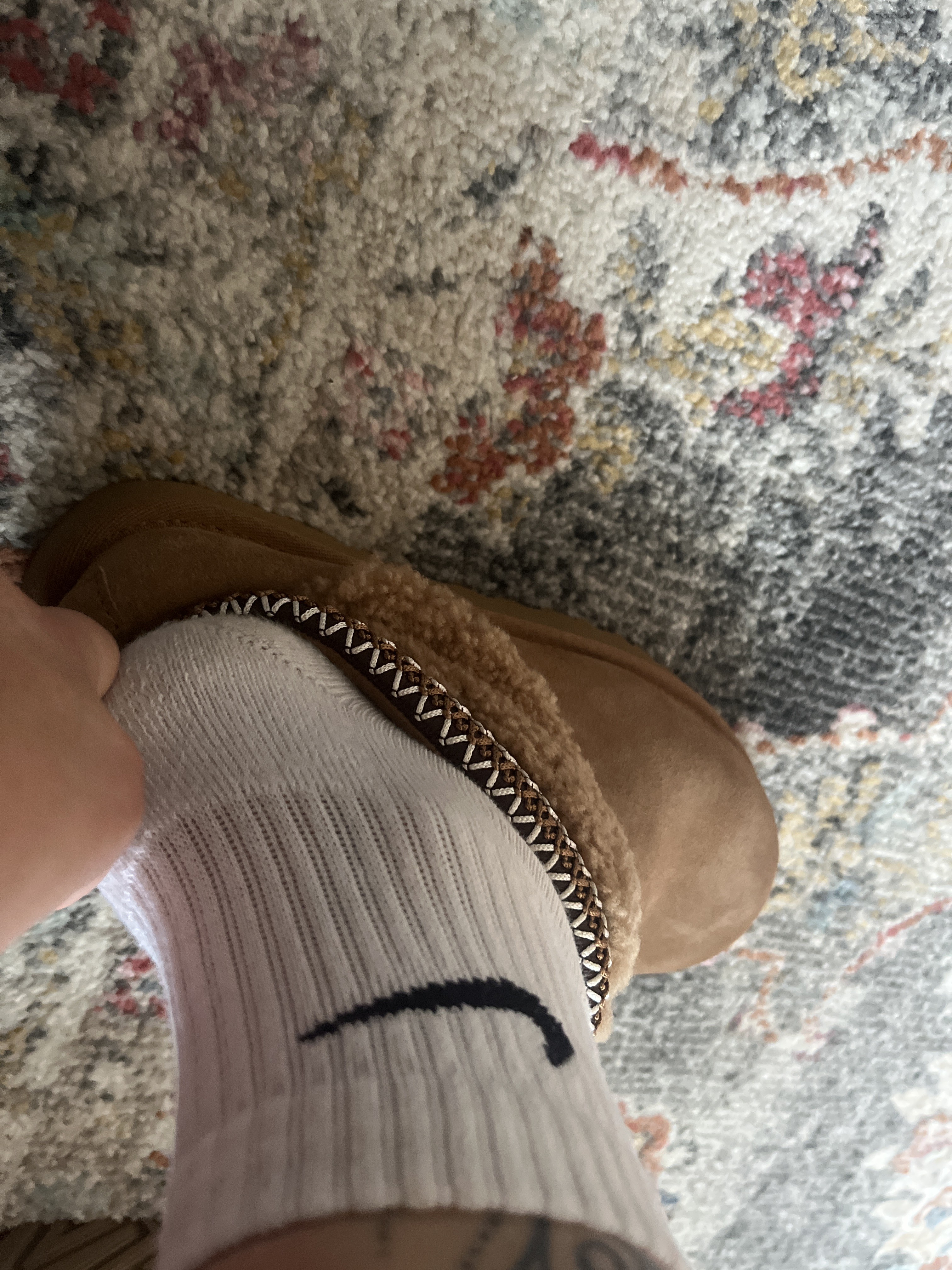 I have to pry my foot in the boot