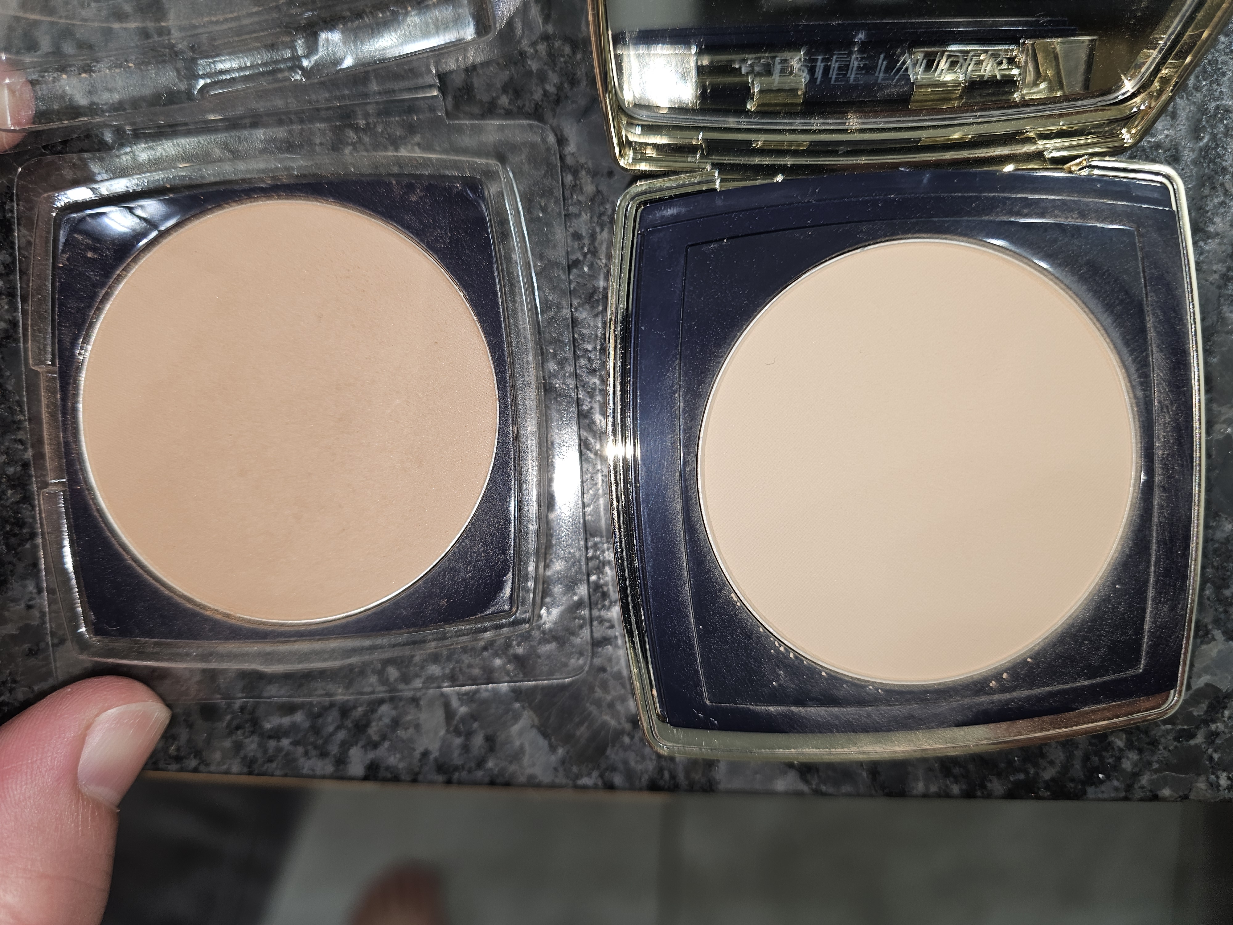 Same shade...one on left is the new one.