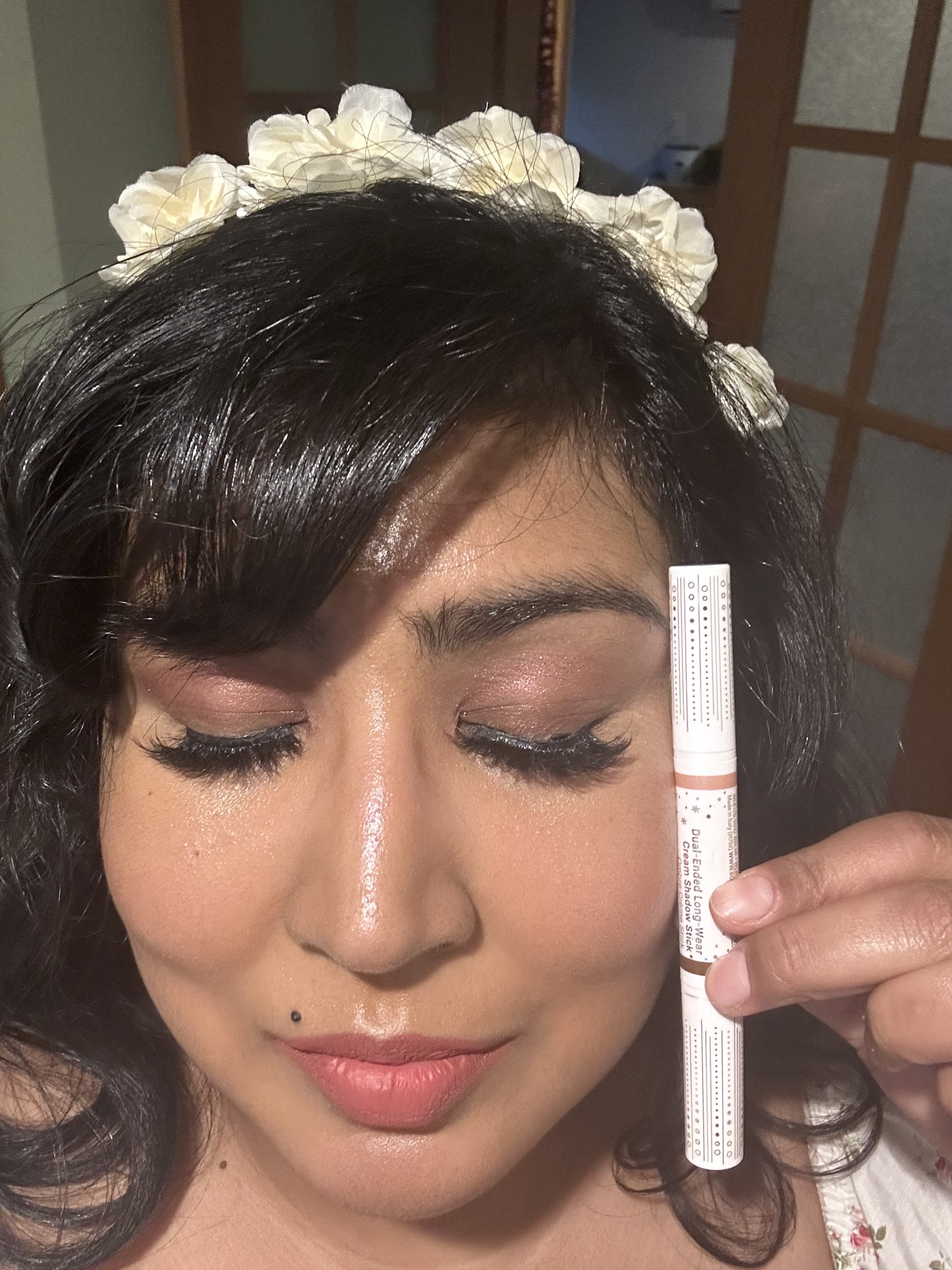 Full Face of makeup, Glazed Pink shade