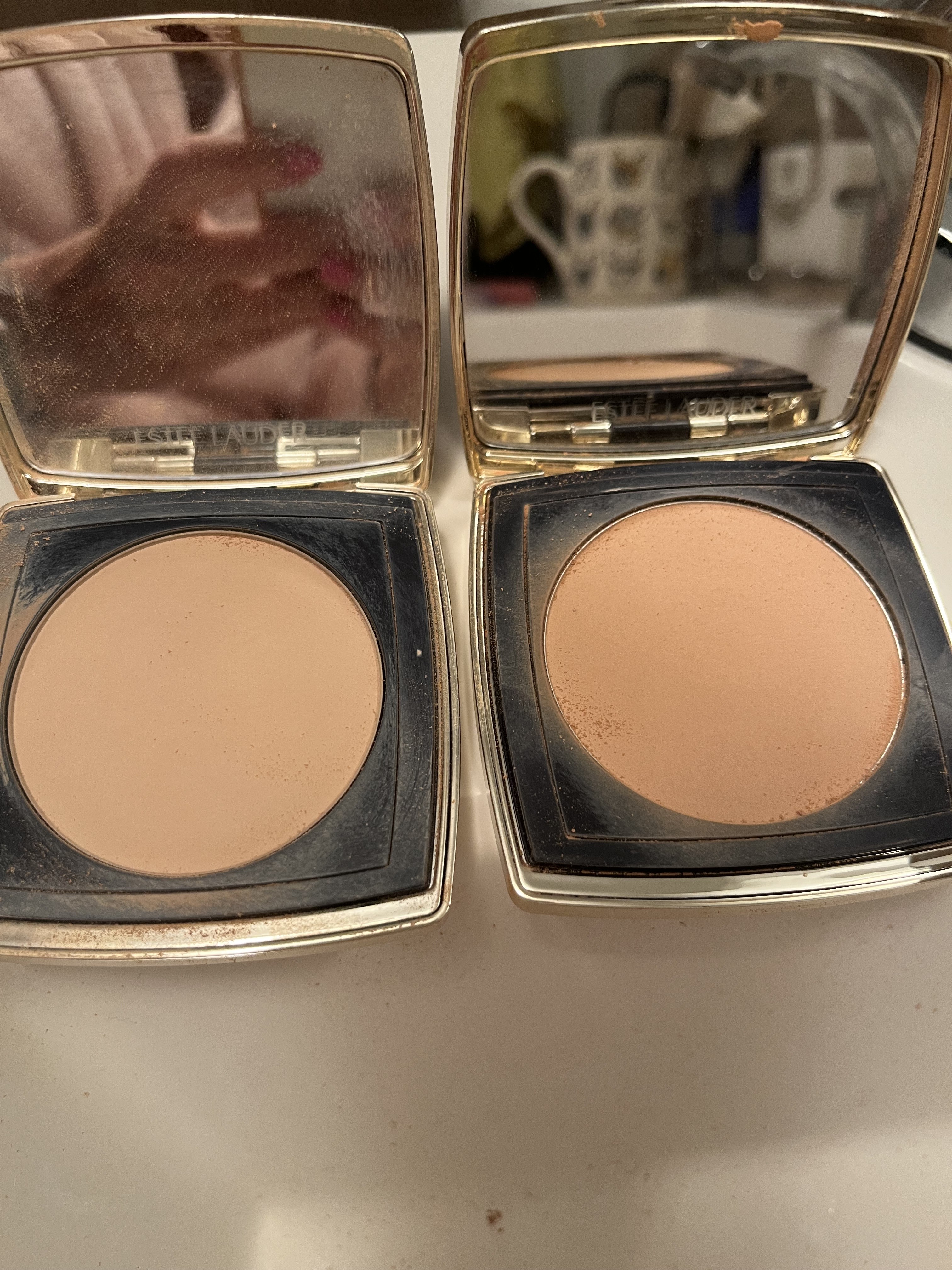Same product, same shade. New product is horribly orange. Unusable.