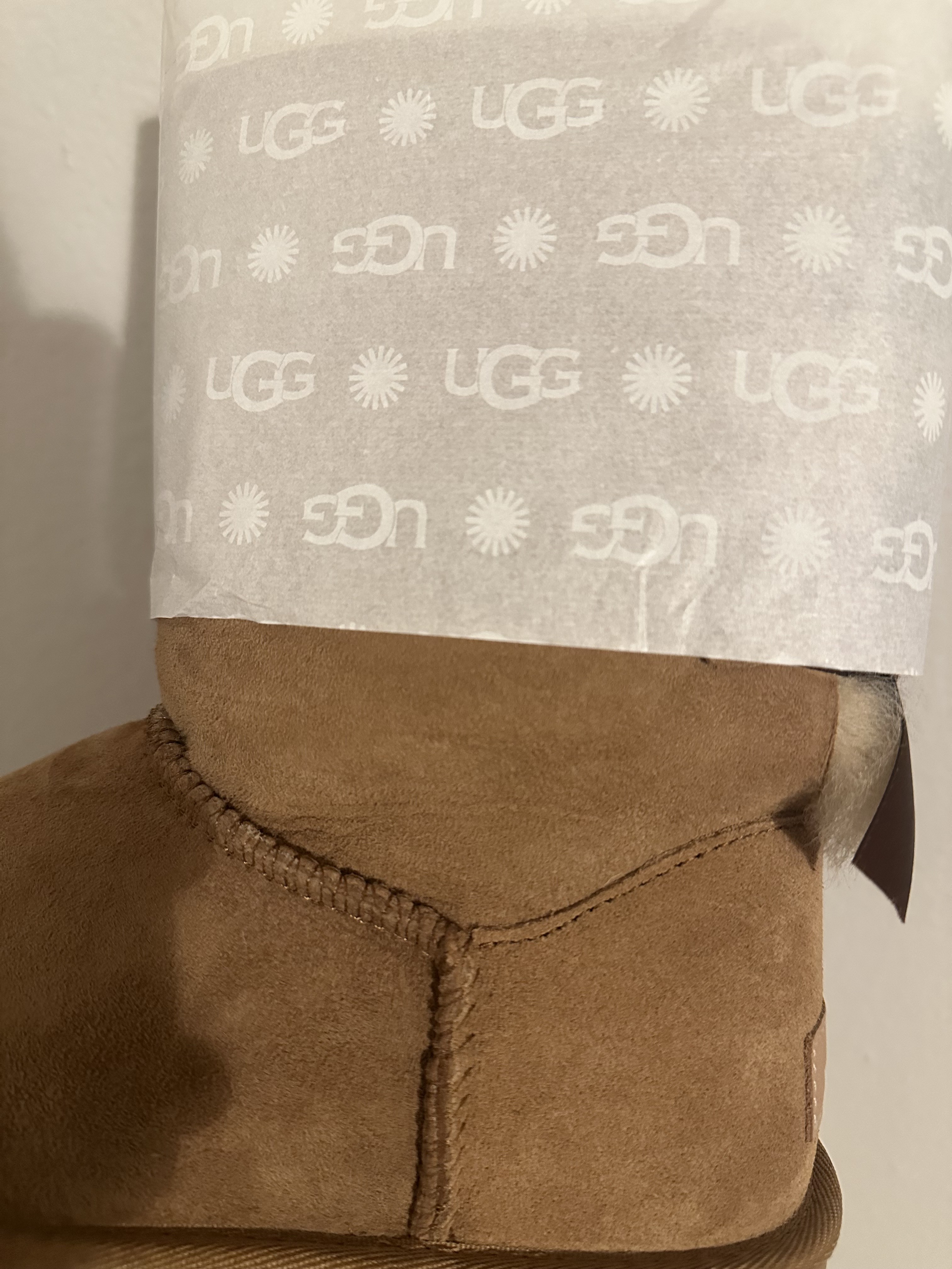 Creasing/wrinkling around the ankles