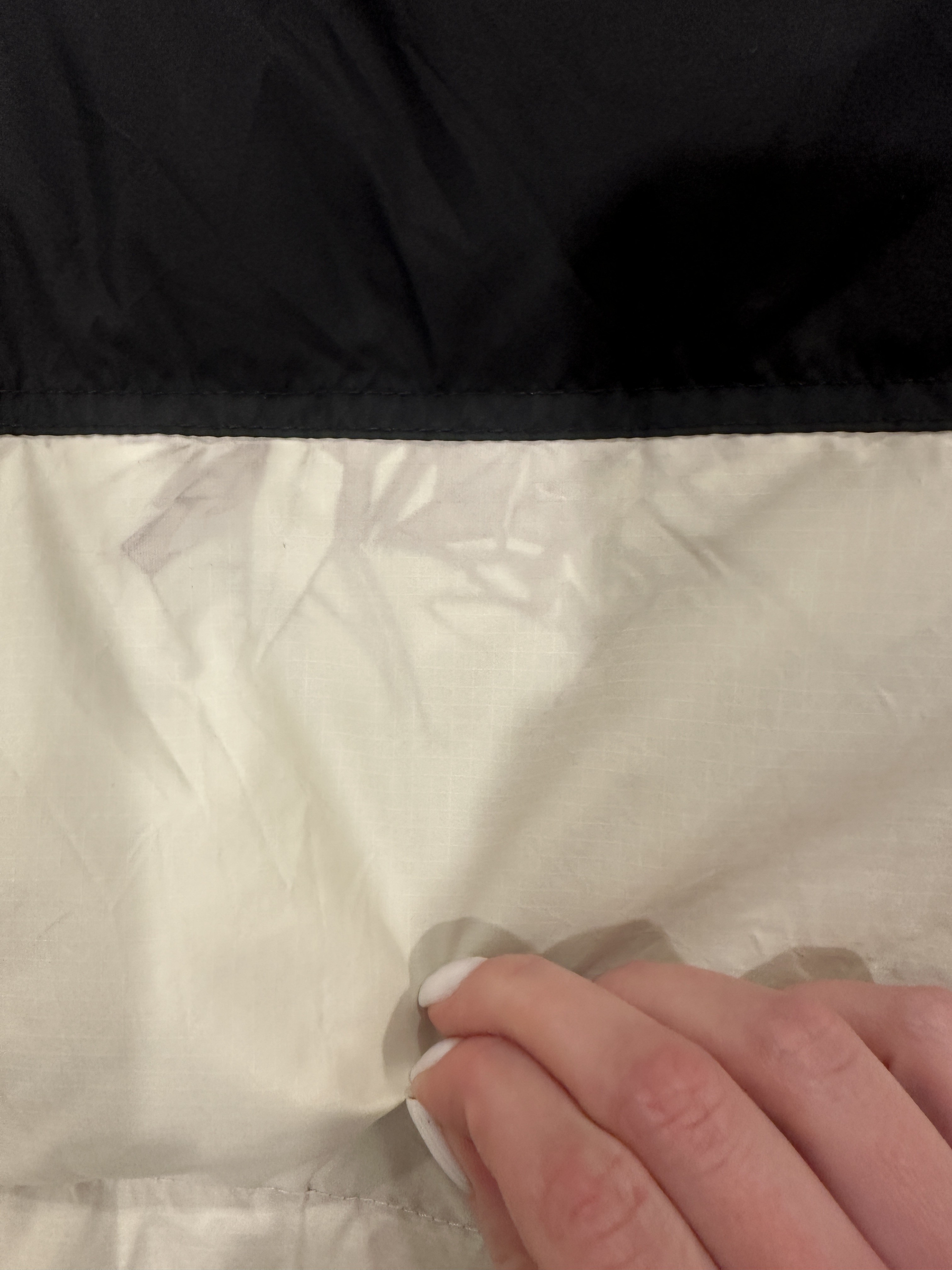 the fluff inside also got bunched up