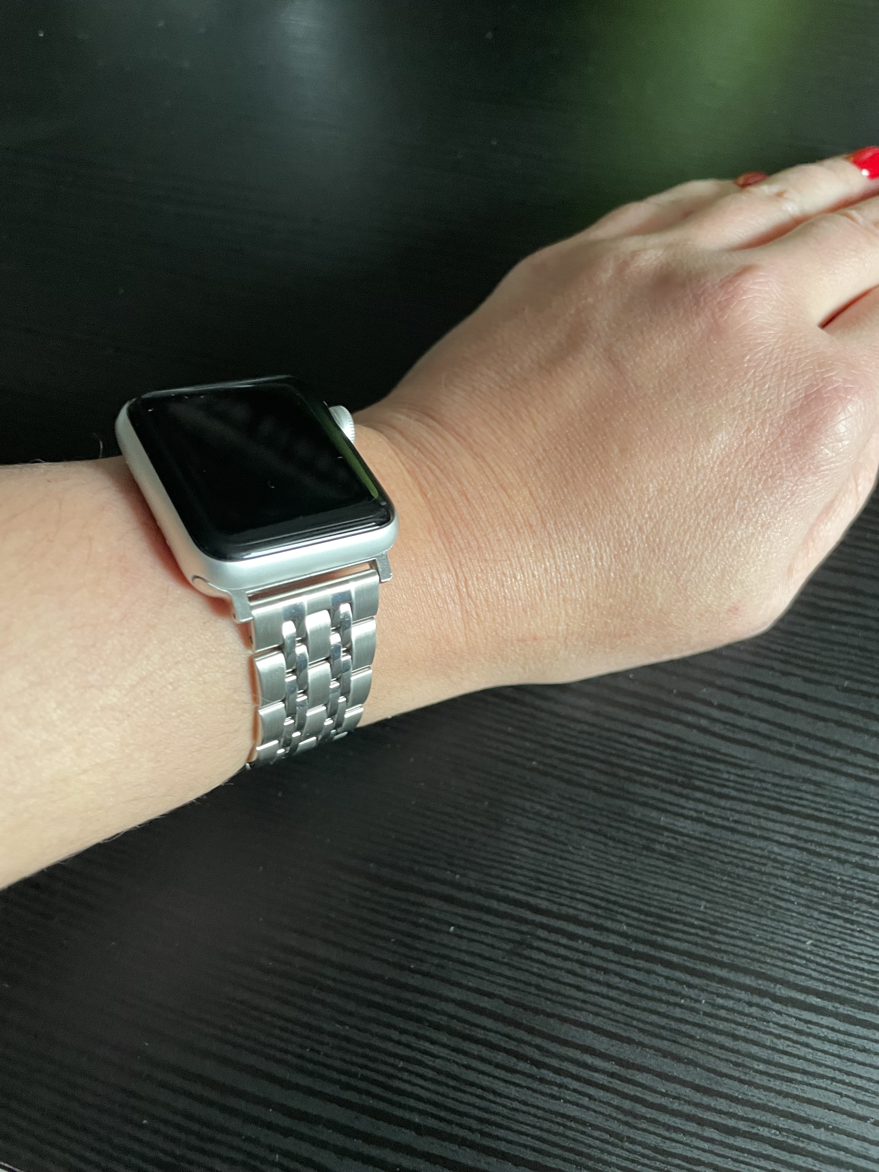 watch on my wrist