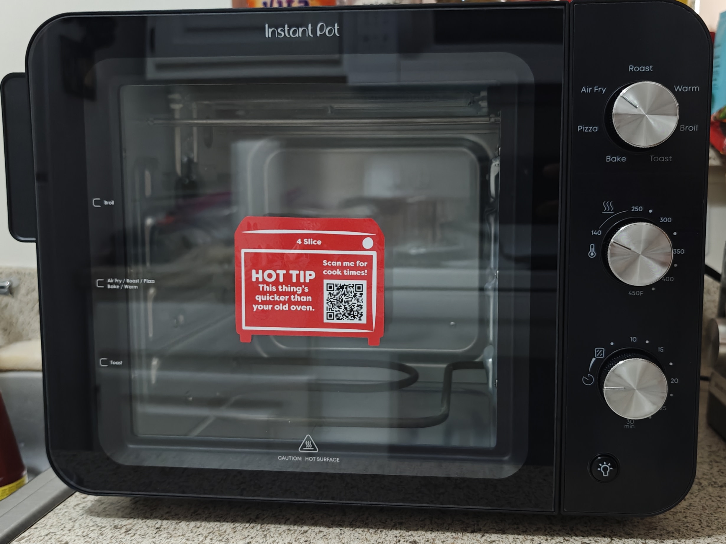 The oven!