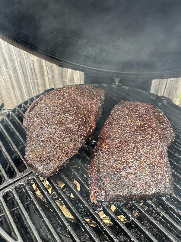 Two briskets and plenty of room for more
