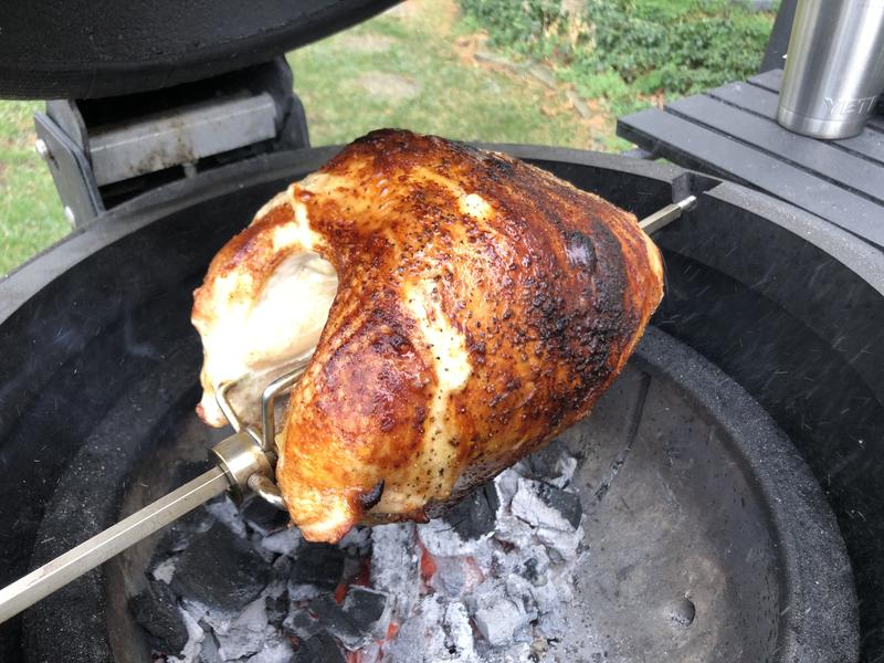 Whole turkey breast on my JoeTisserie!