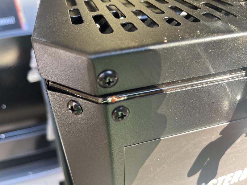 Missing paint and rust right out of the box.