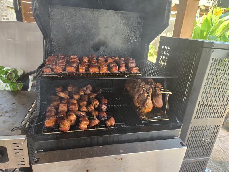 The biggest downside of this smoker is now every party i am the guy in charge of meat.