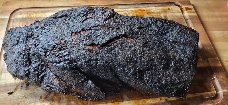 Brisket done on the masterbuilt