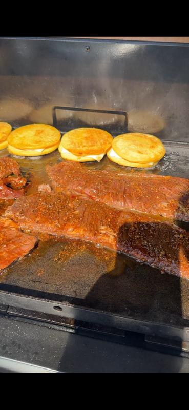 Arepas with Churrasco. Yummy!!!