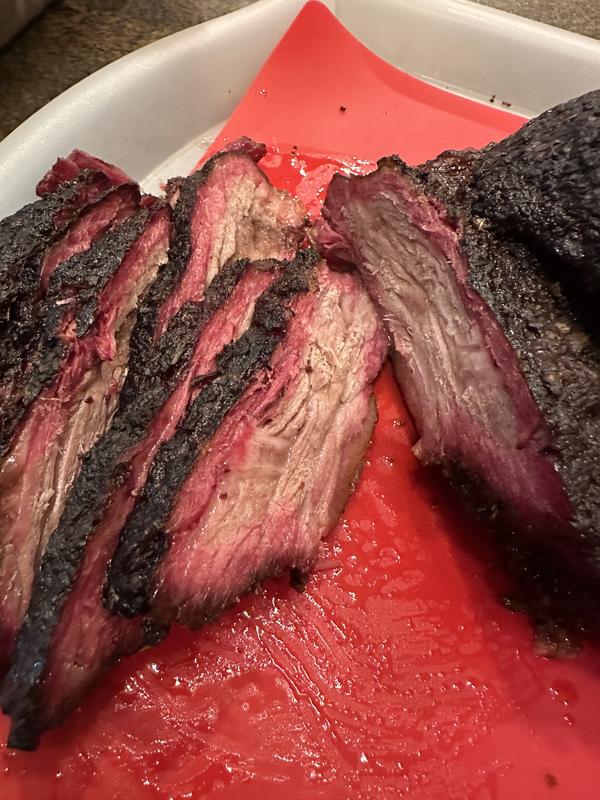 Brisket w/ great smoke ring