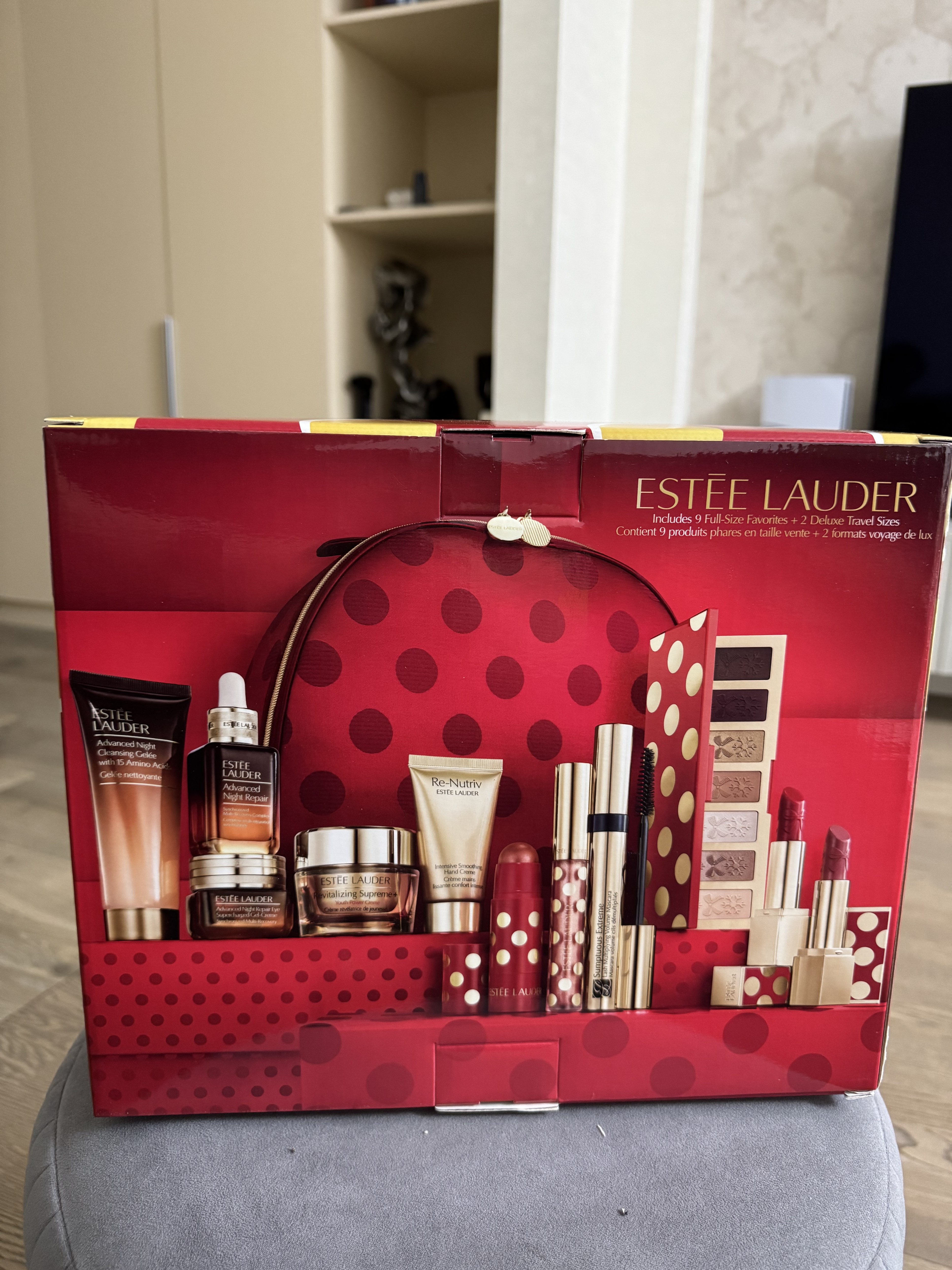 Box with items inside