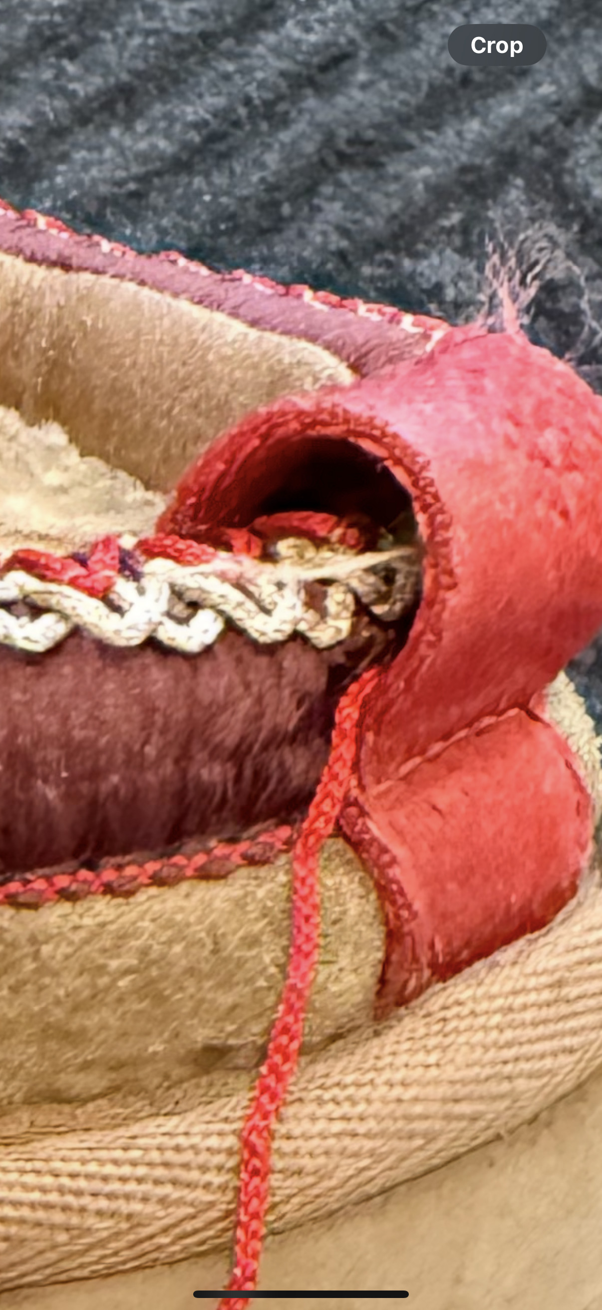 Continuing to unravel. Most definitely a quality issue!