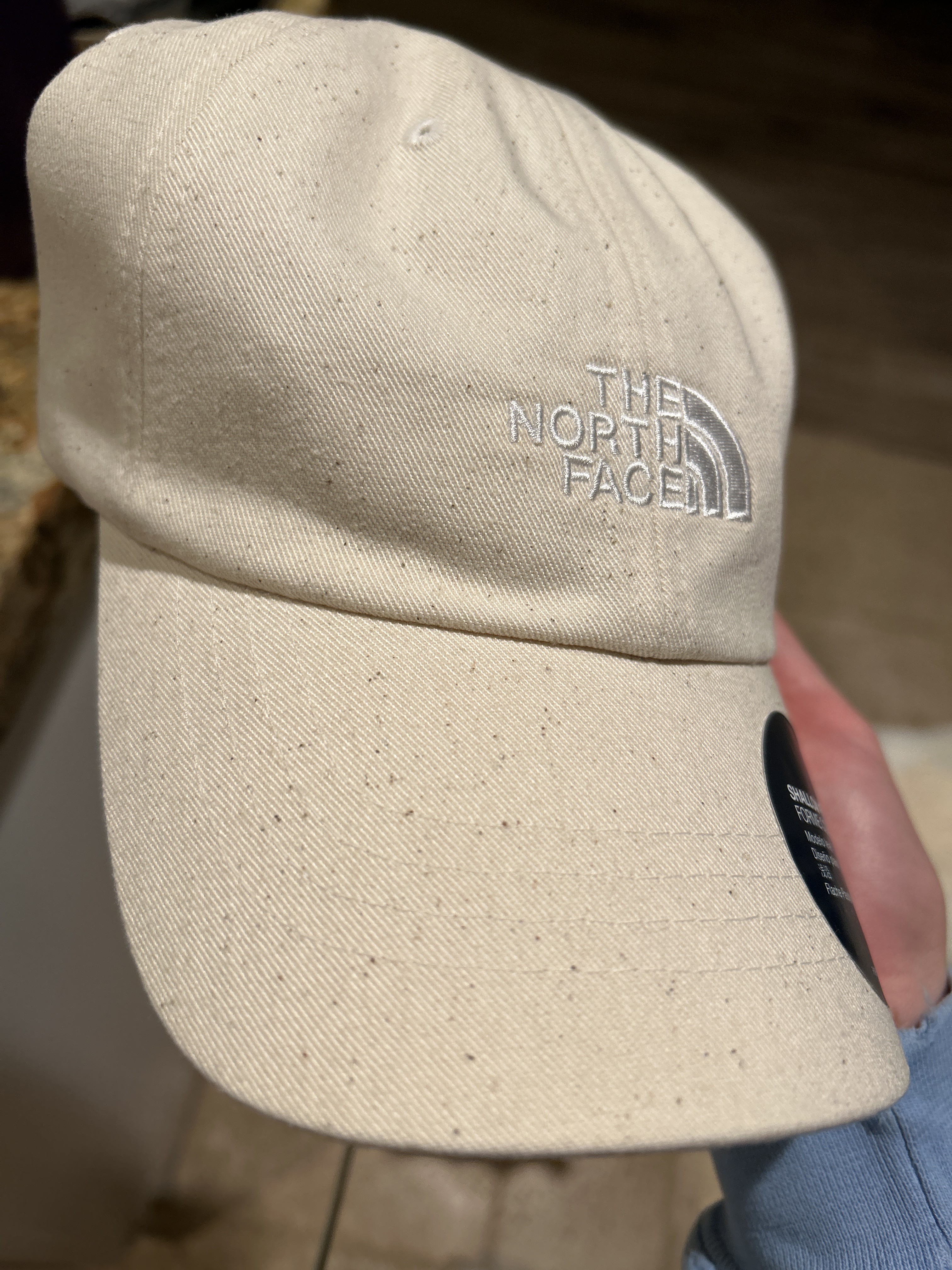 Tan hat w black dots